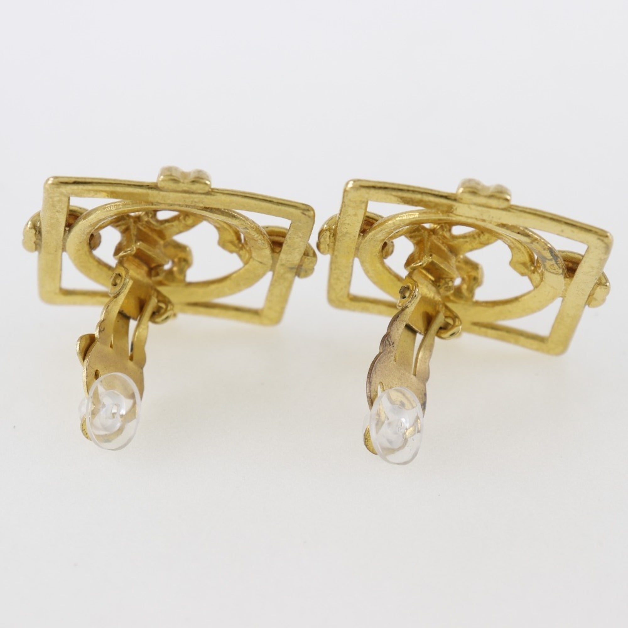 Clip-On Earrings Clip-On Gold-Tone Metal