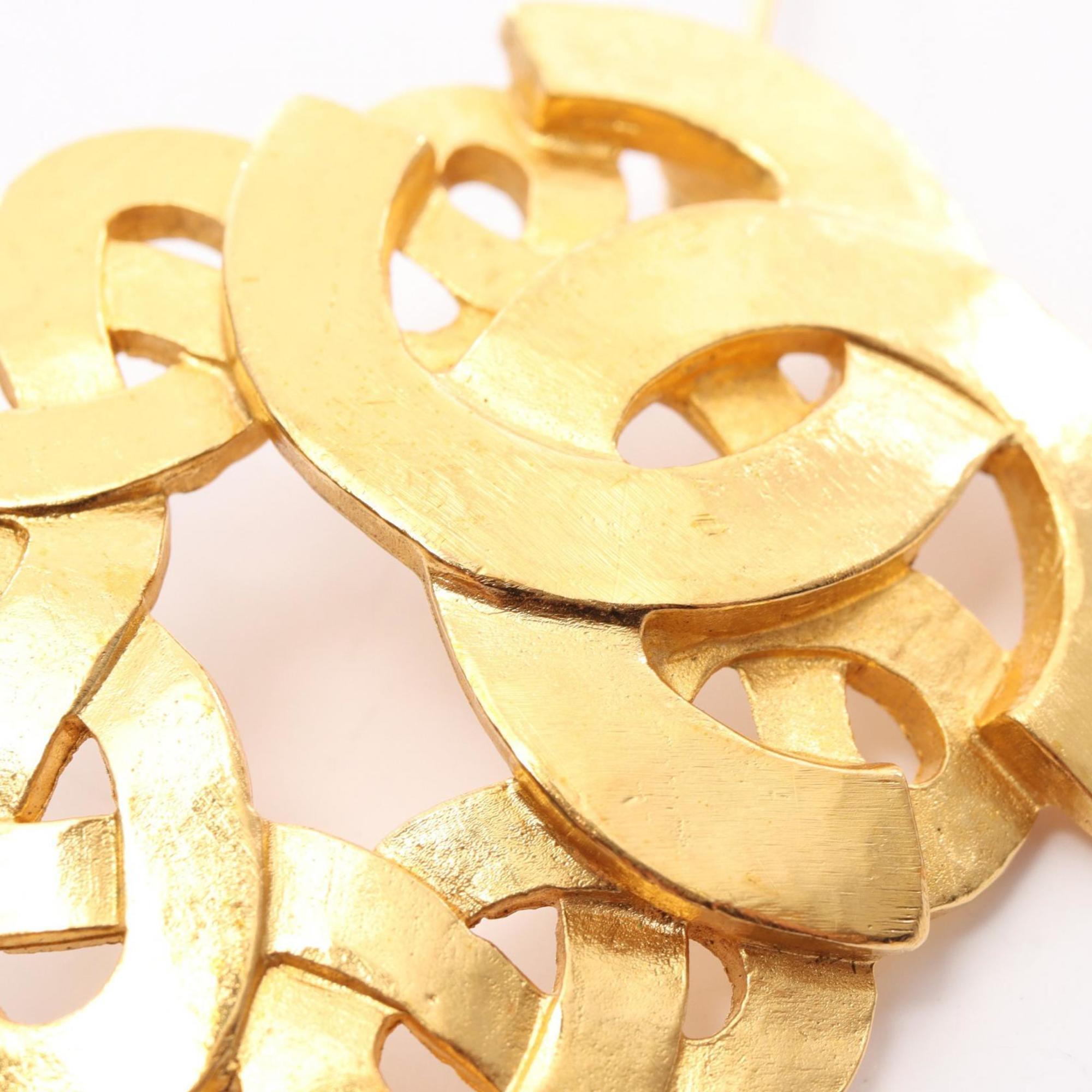 CC Logo Brooch Metal