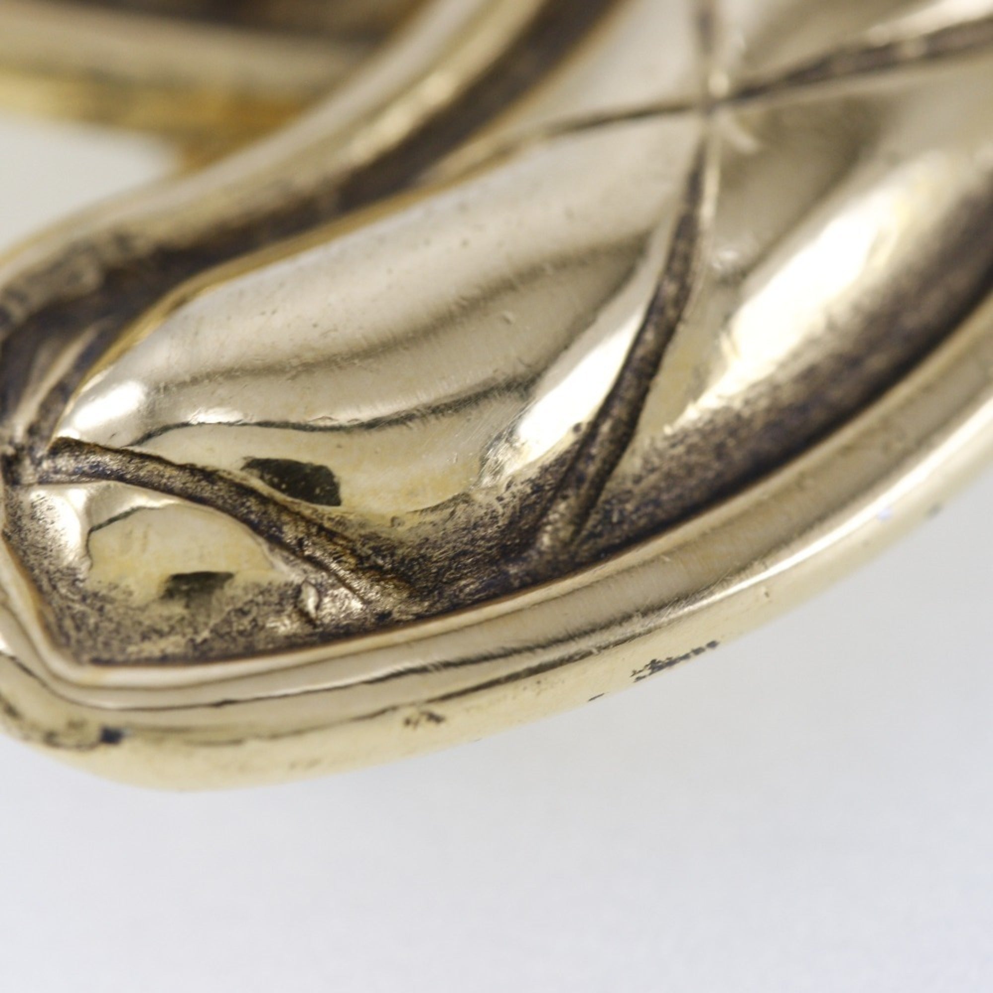 CC Logo Brooch 18K Yellow Gold