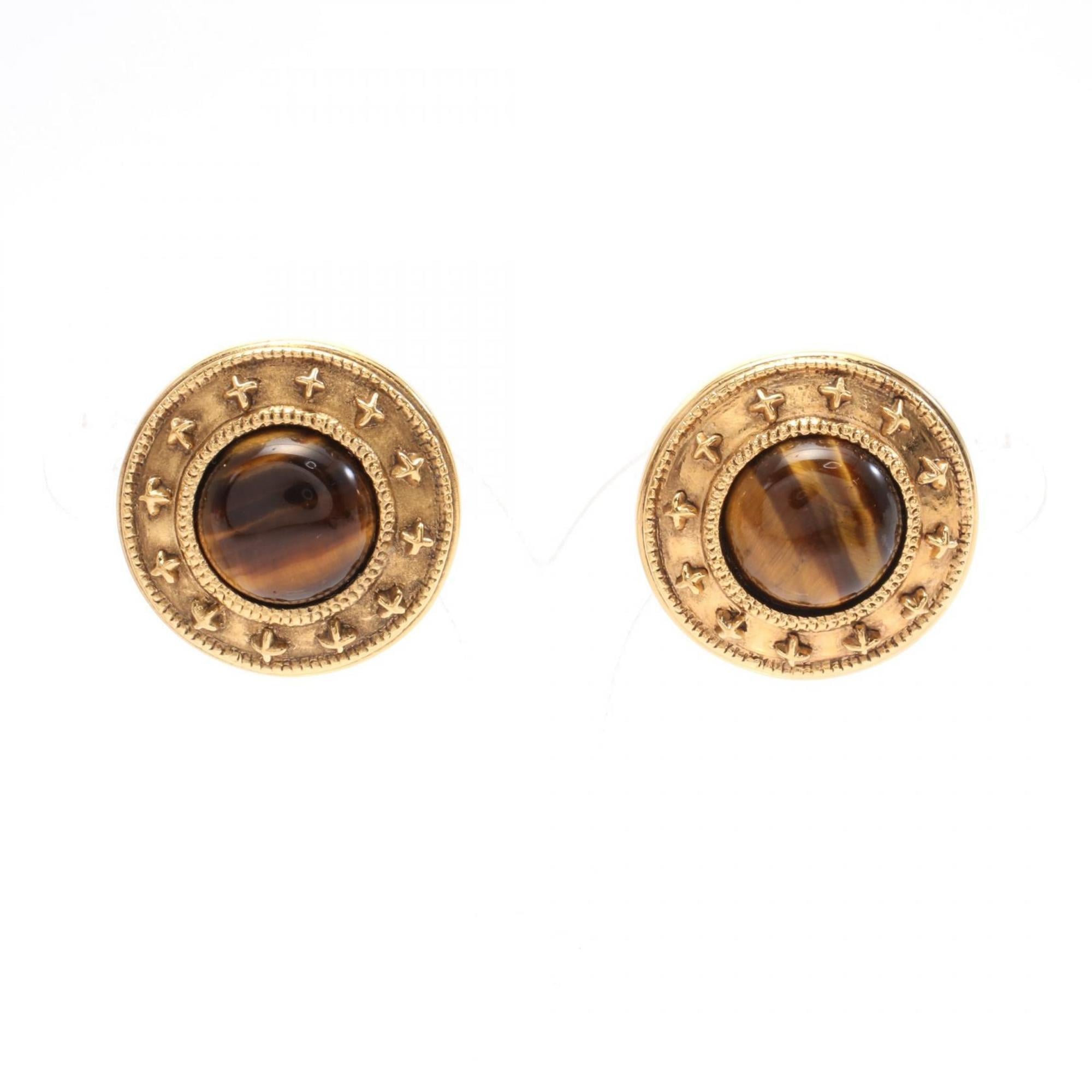 Clip-On Earrings Clip-On Gold-Tone Metal