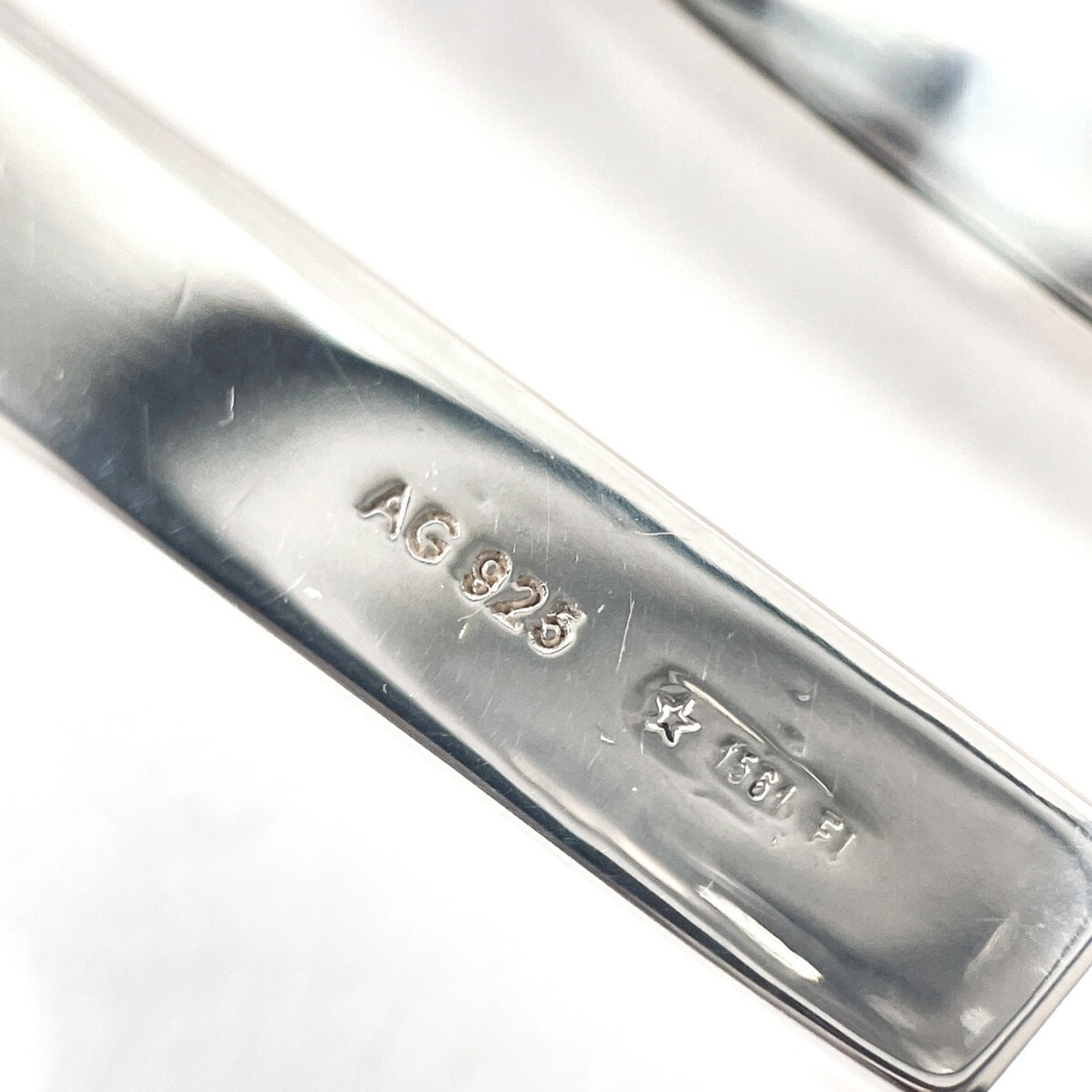 G Plate Pendant Sterling Silver