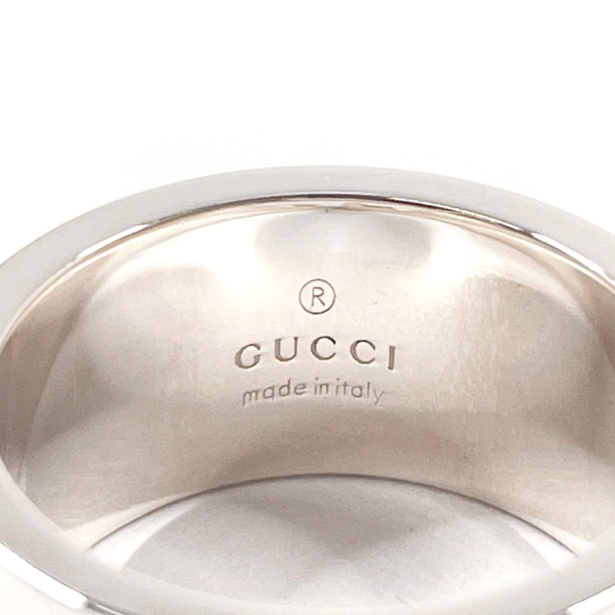 Cutout G Ring Sterling Silver