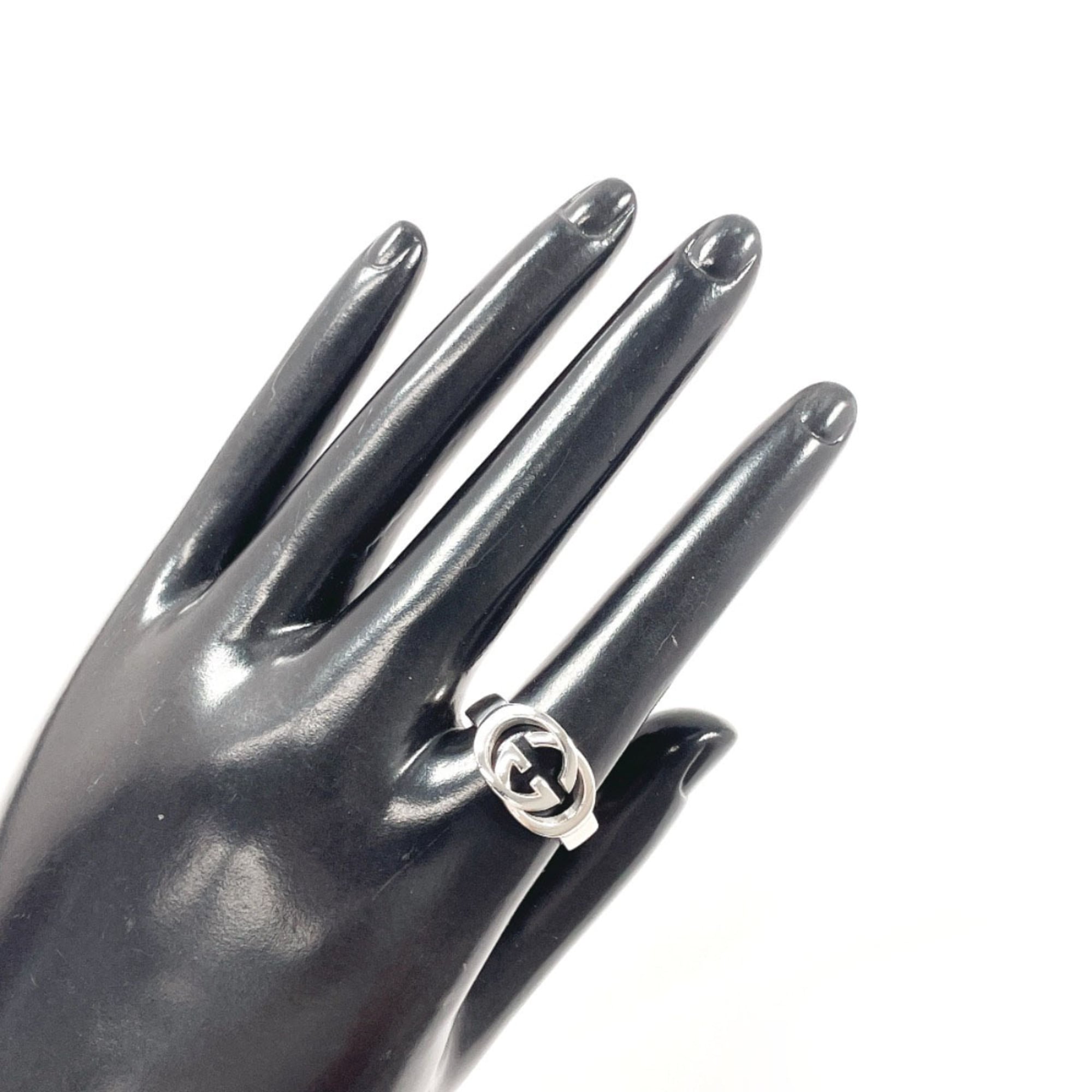 Interlocking G Ring Sterling Silver