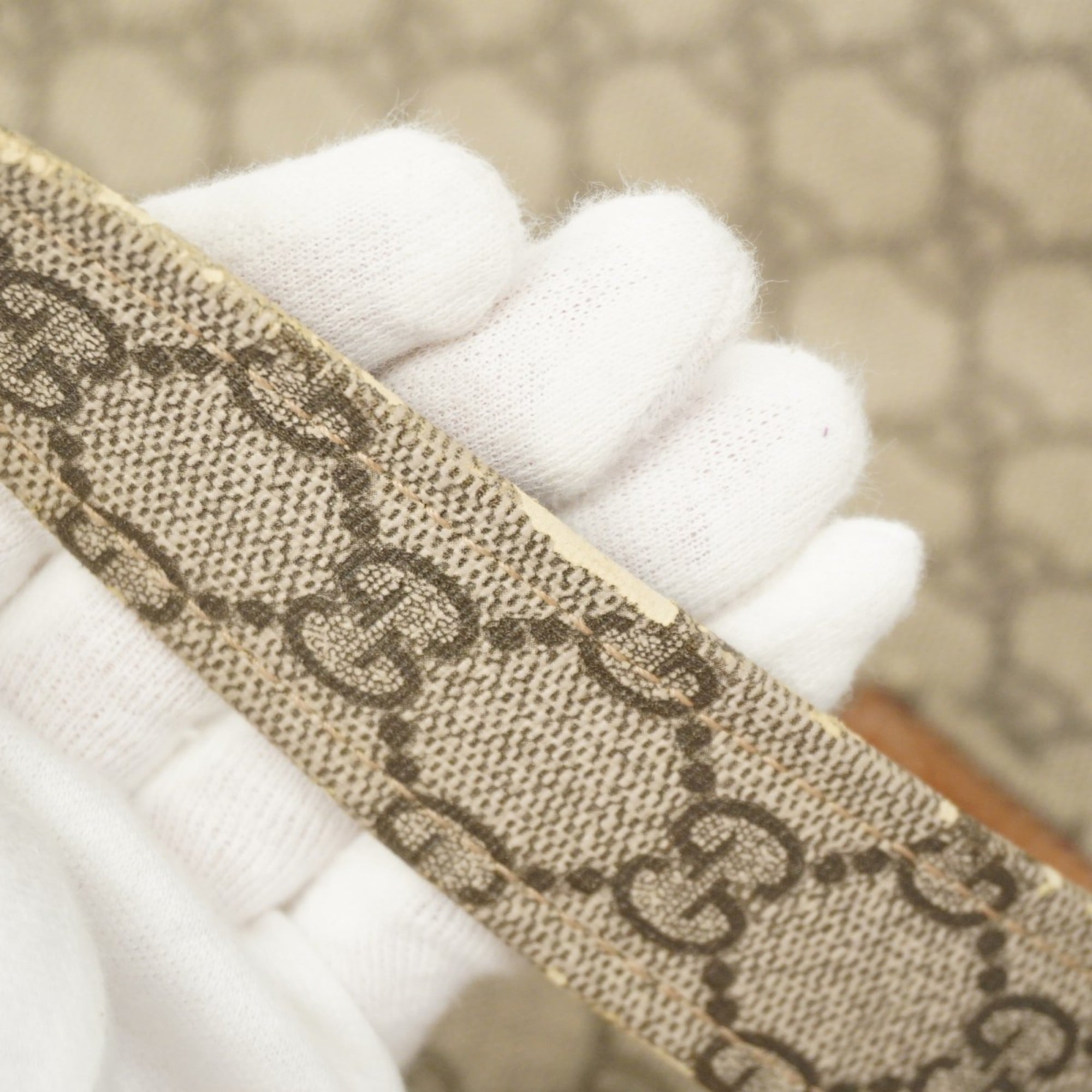 Web Loop Tote GG Coated Canvas Medium
