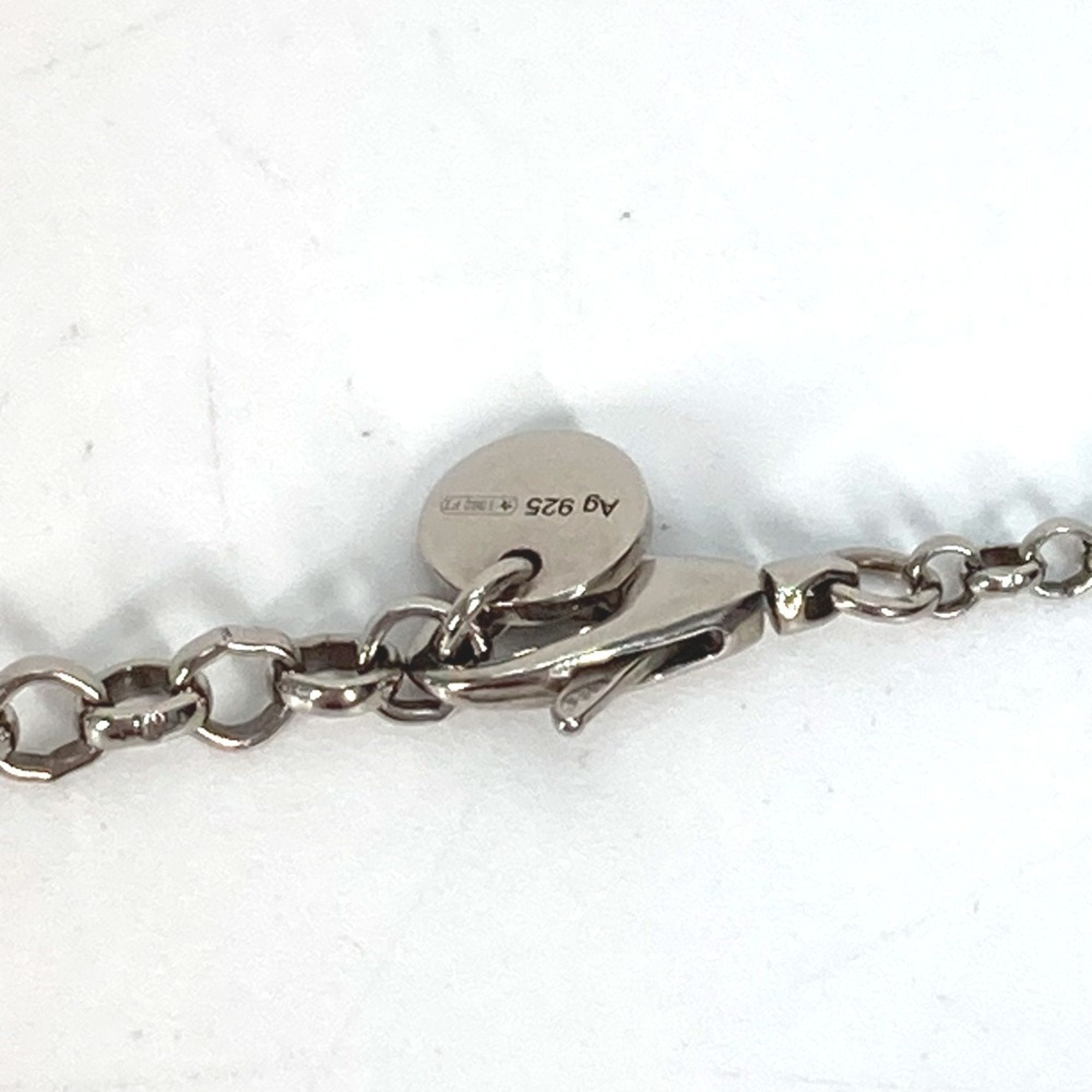 Interlocking G Pendant Necklace Sterling Silver