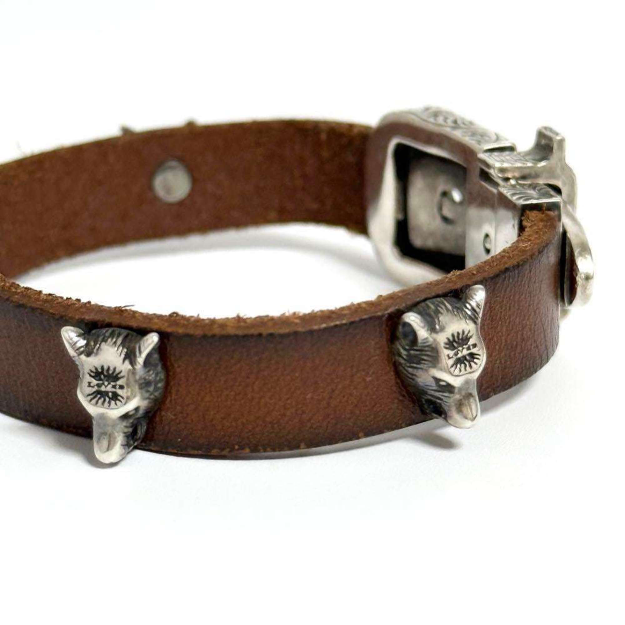 Bracelet Leather and Sterling Silver