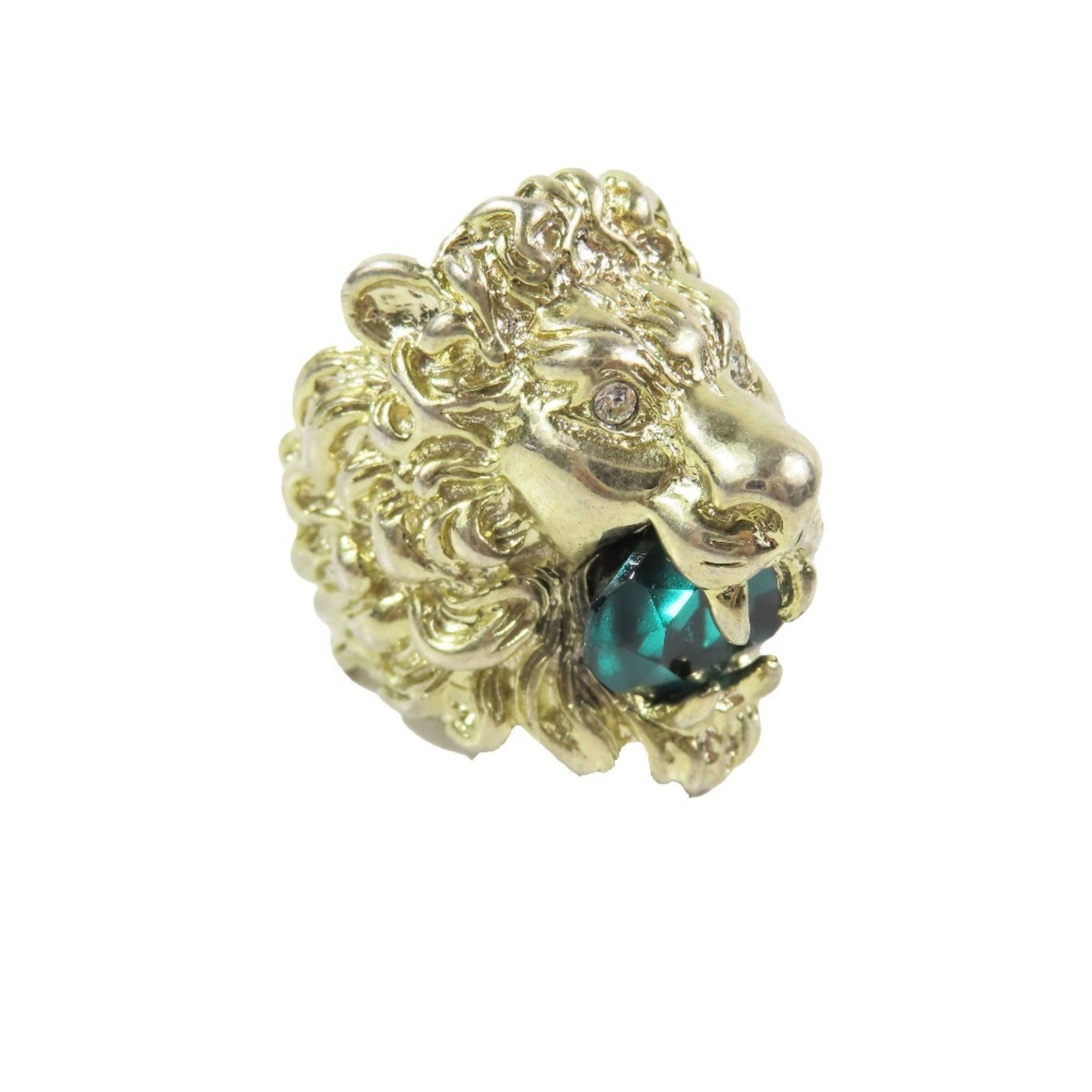 Band Ring Gold with Crystal