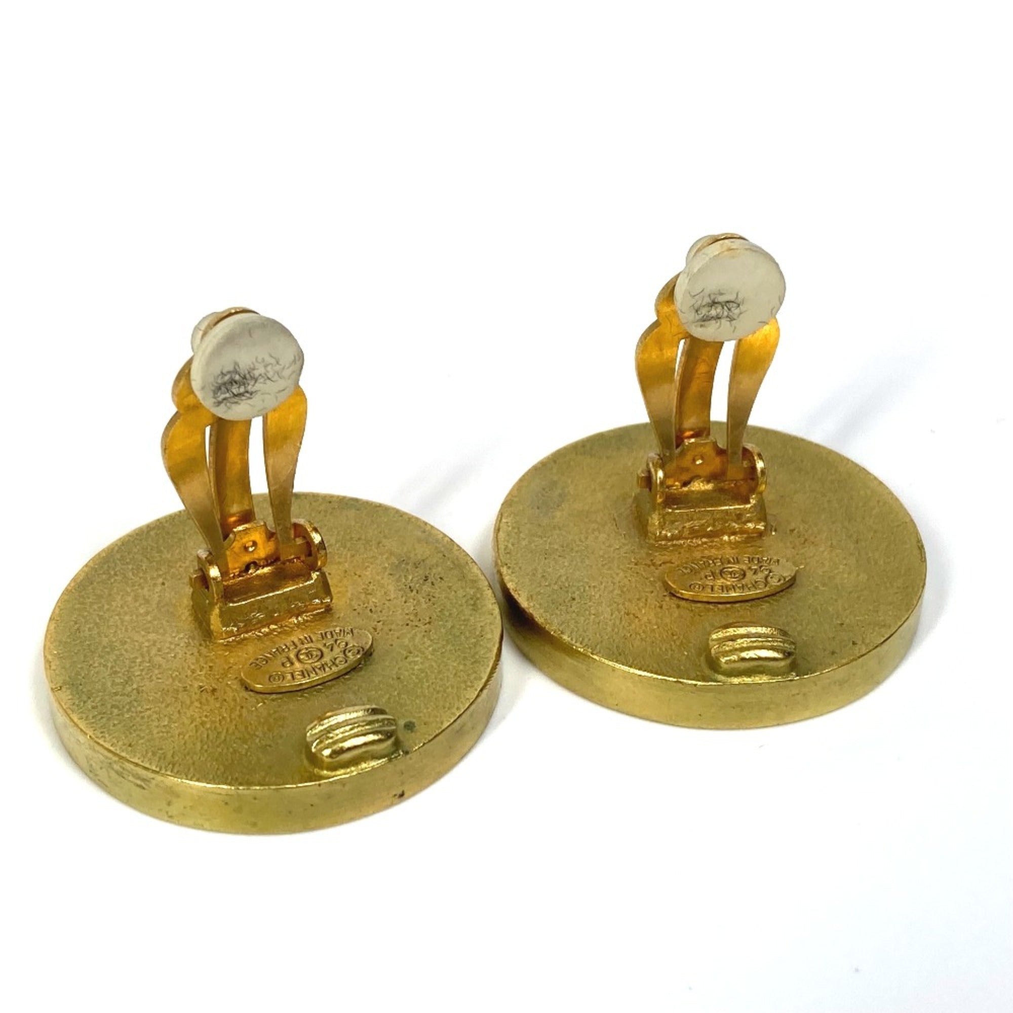 Earrings Gold-Tone Metal