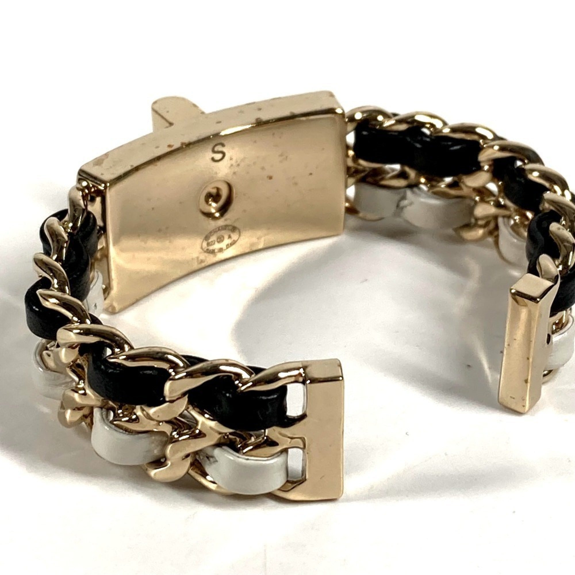 CC Logo Chain Bracelet Gold-Tone Metal