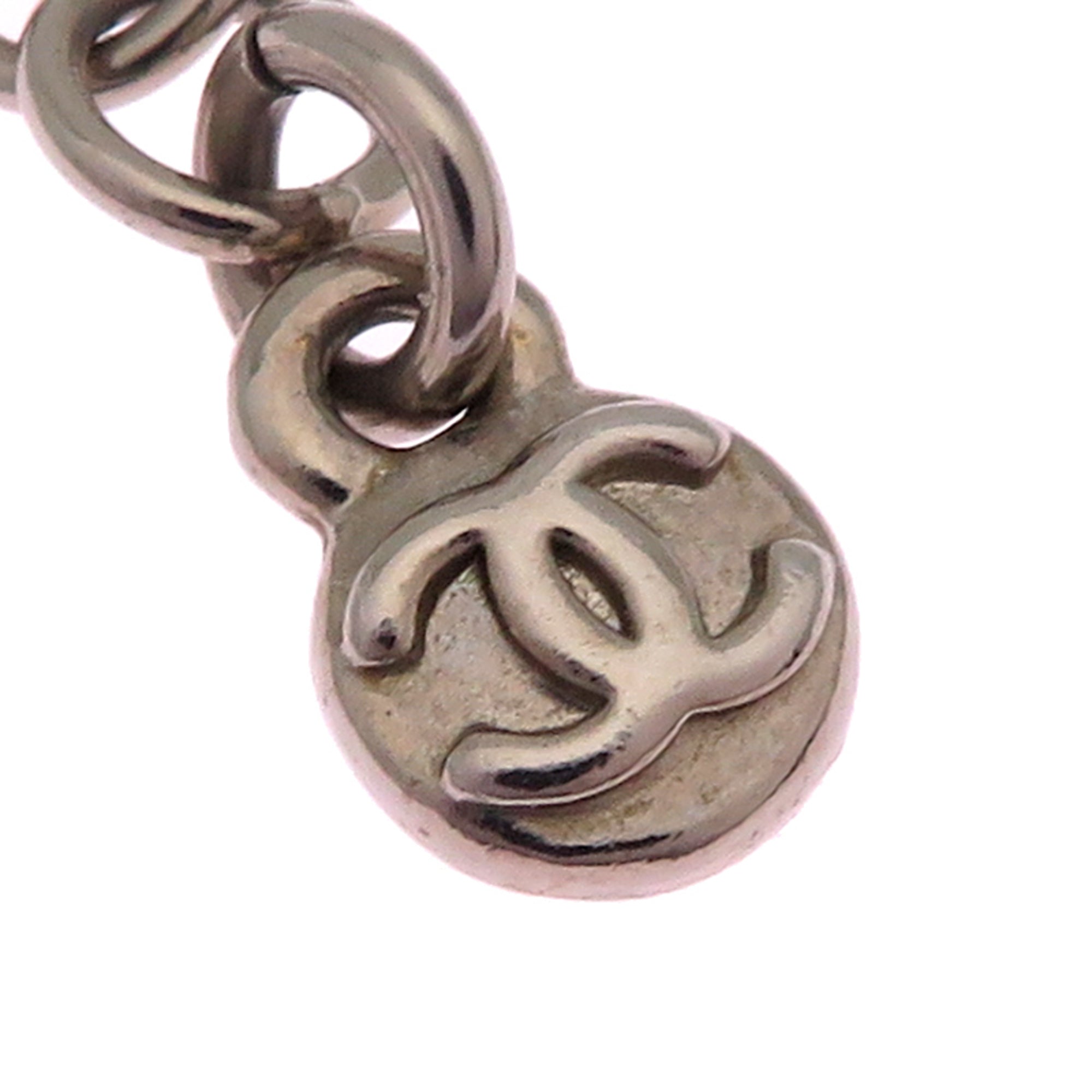 CC Logo Pendant Necklace Metal
