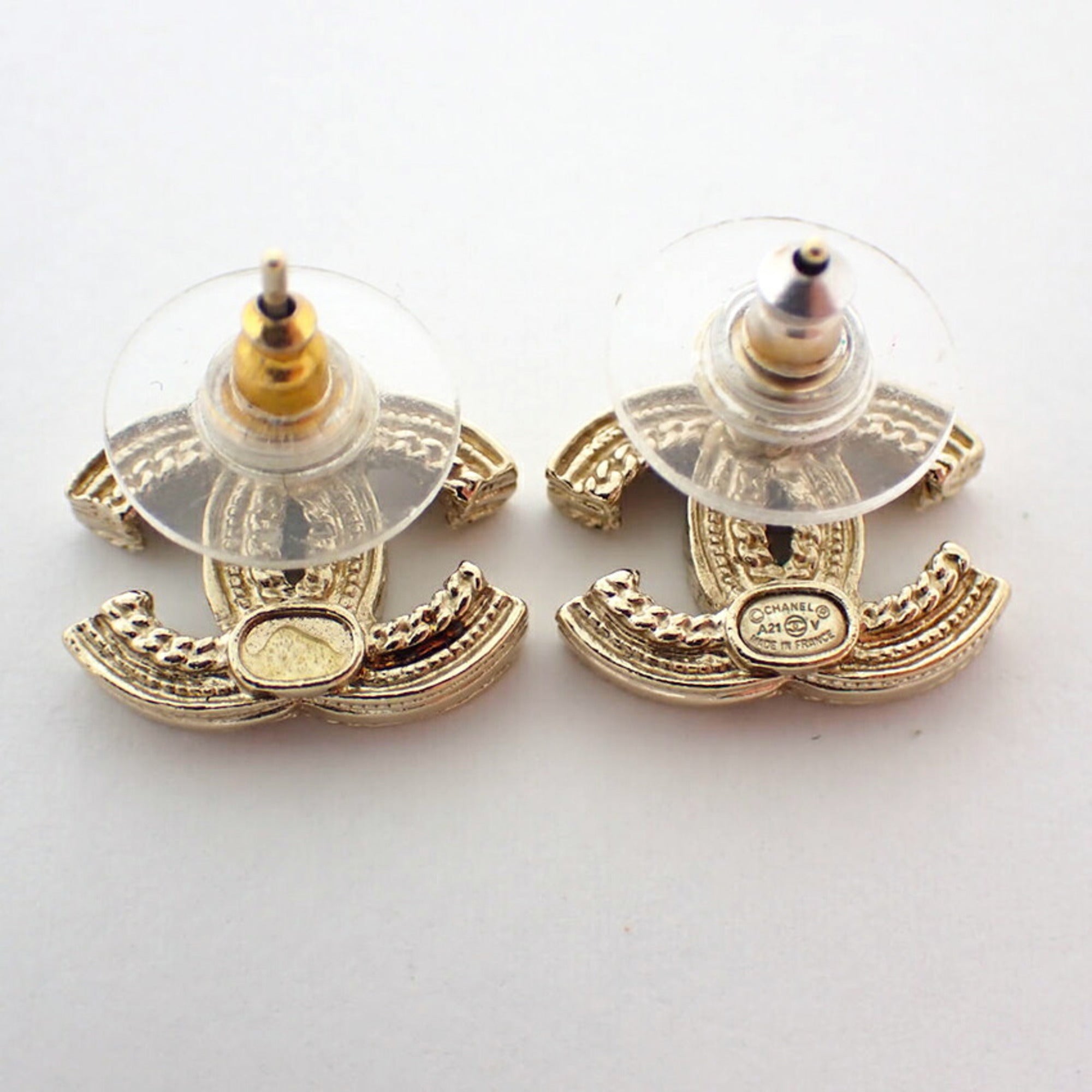 CC Logo Earrings Metal