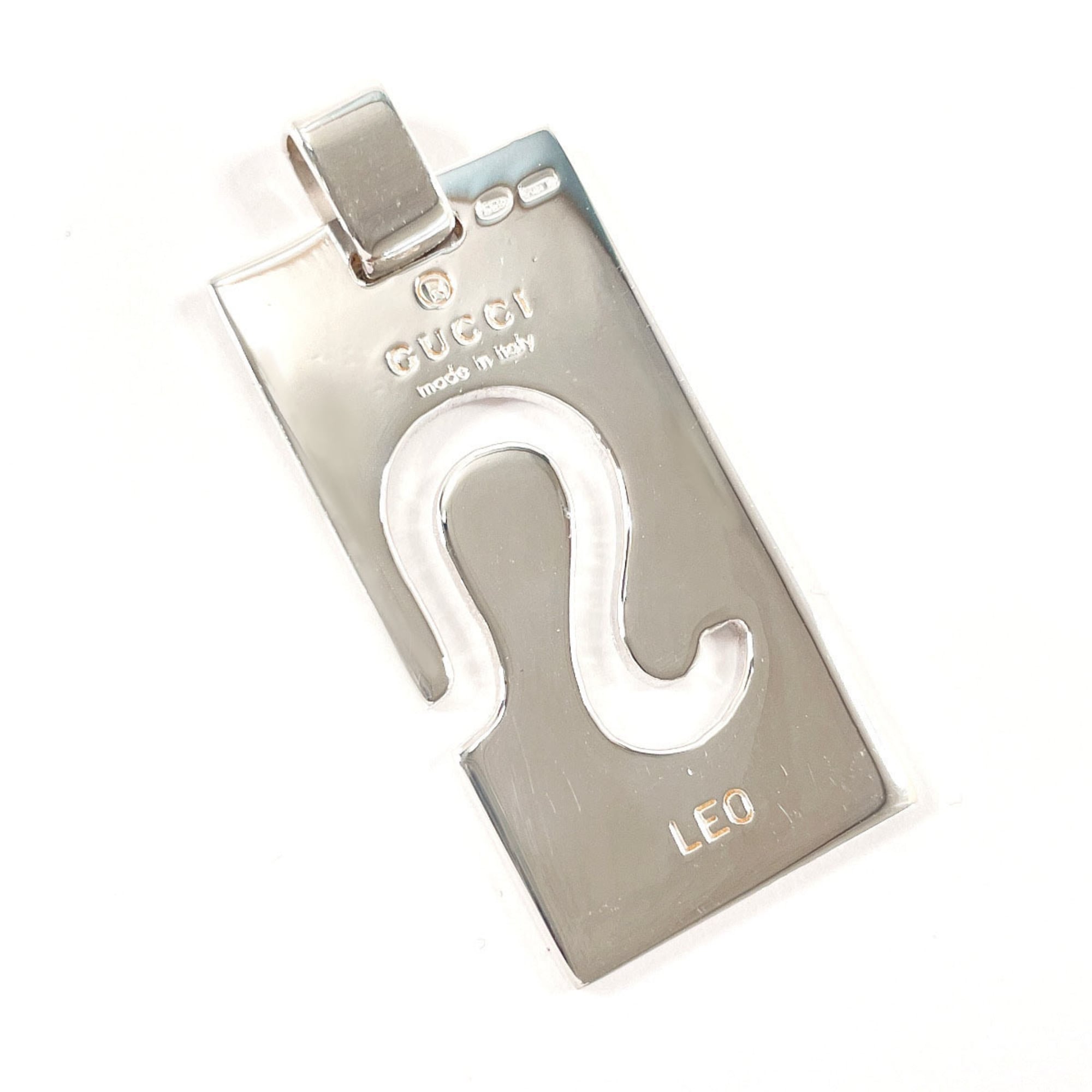 Leo Constellation Pendant Necklace Sterling Silver