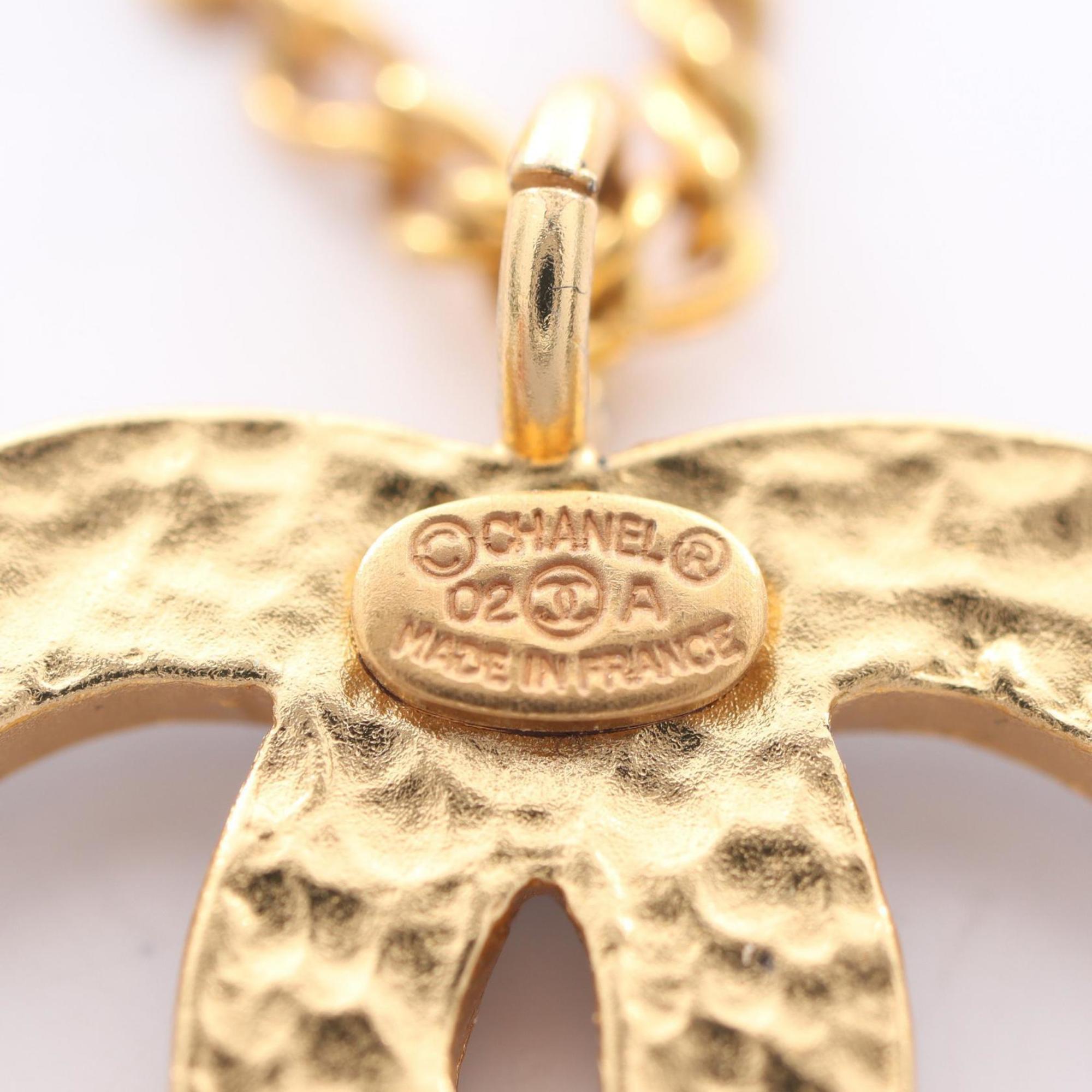 CC Logo Pendant Necklace Metal