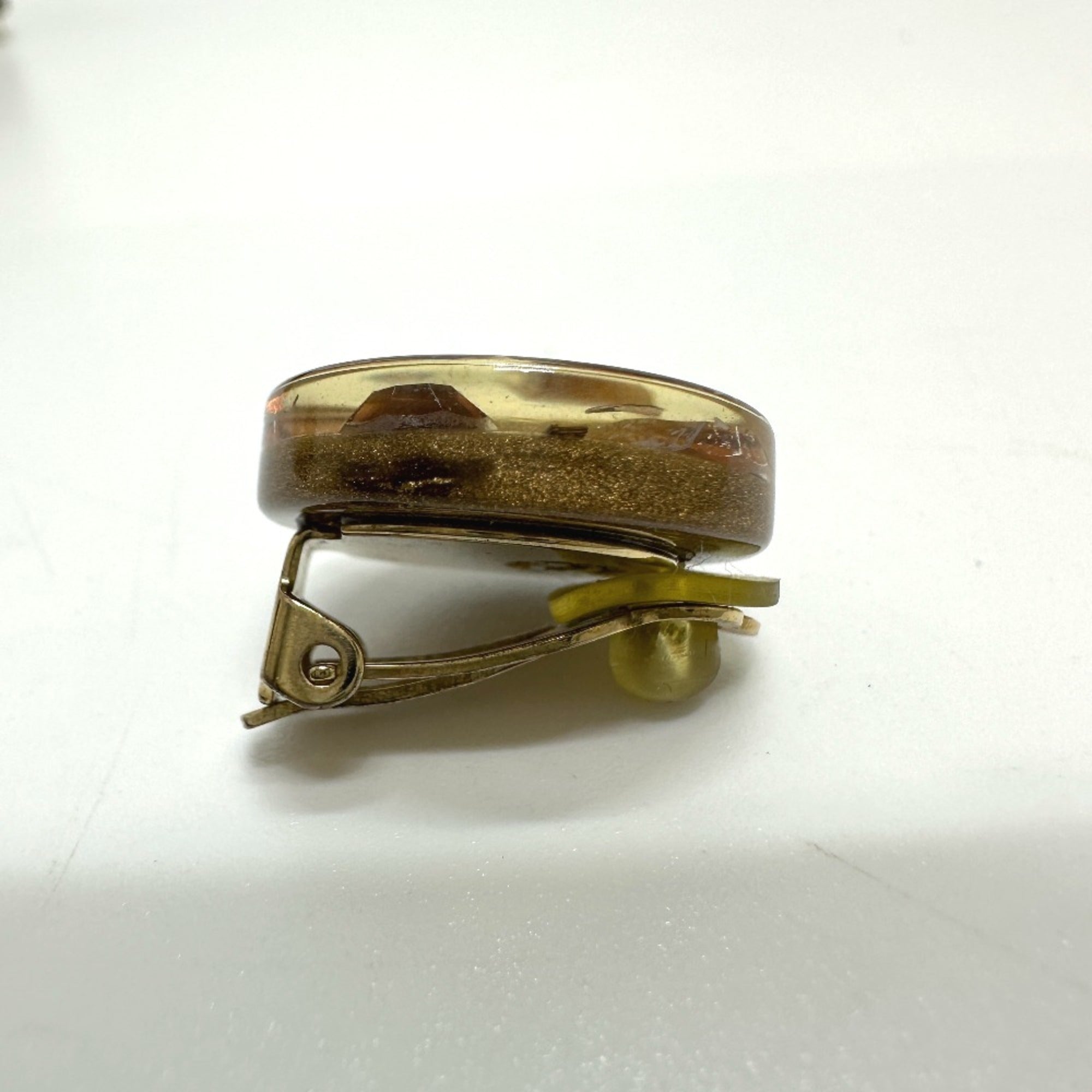 Clip-On Earrings Clip-On Gold-Tone Metal