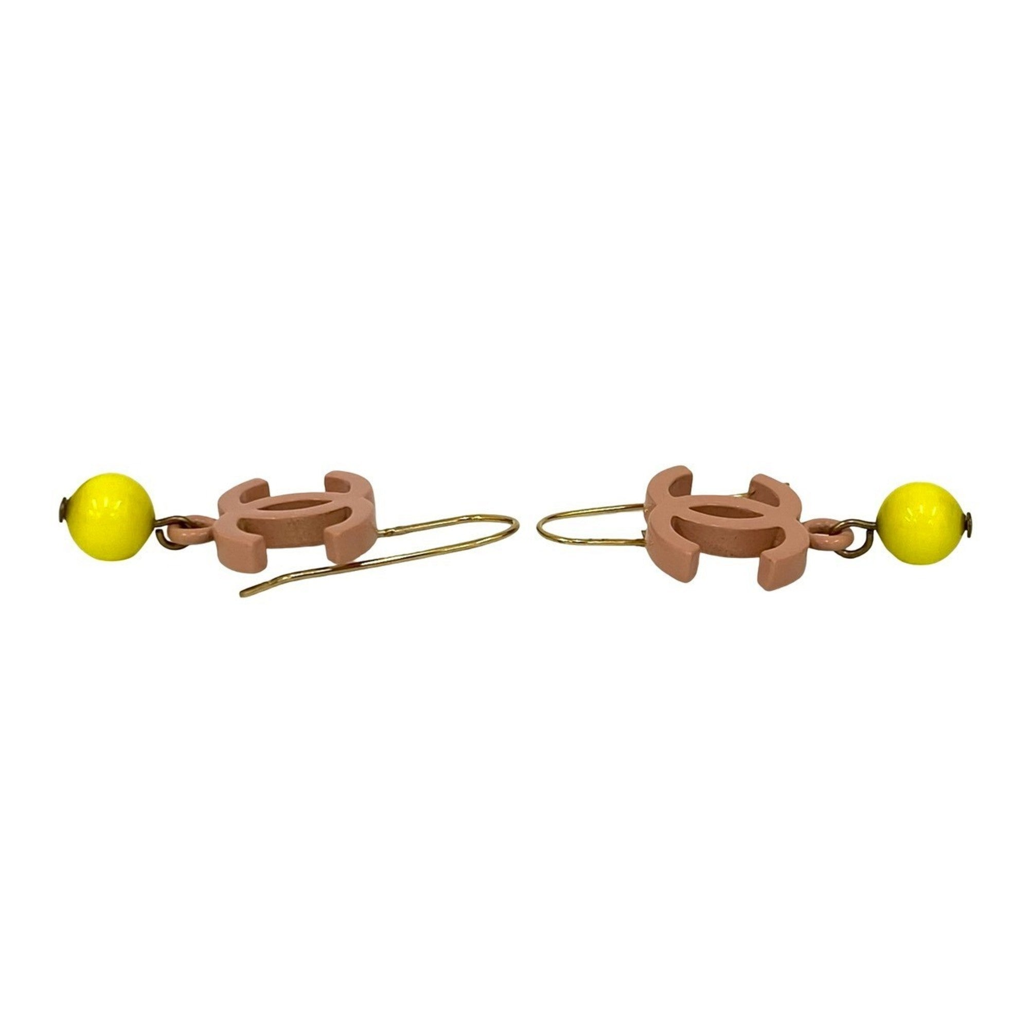 CC Logo Ball Earrings Metal