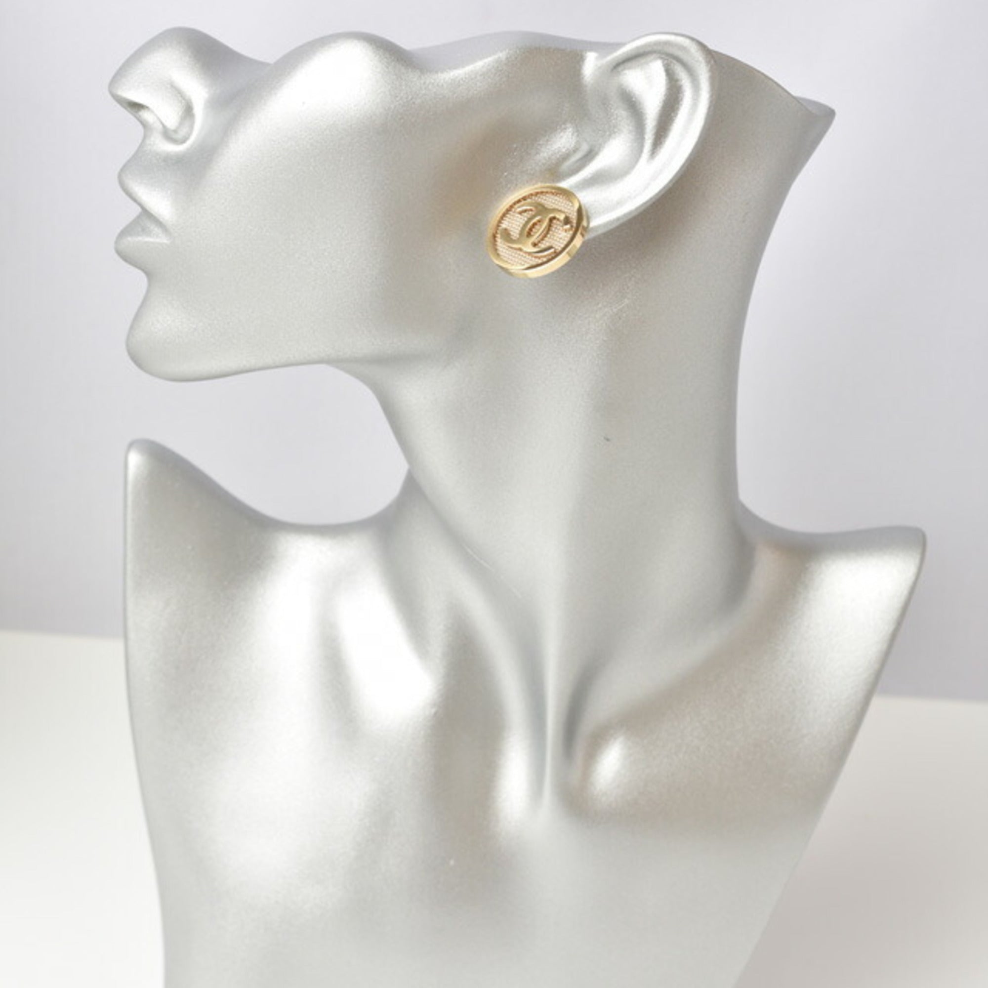 Earrings Gold-Tone Metal