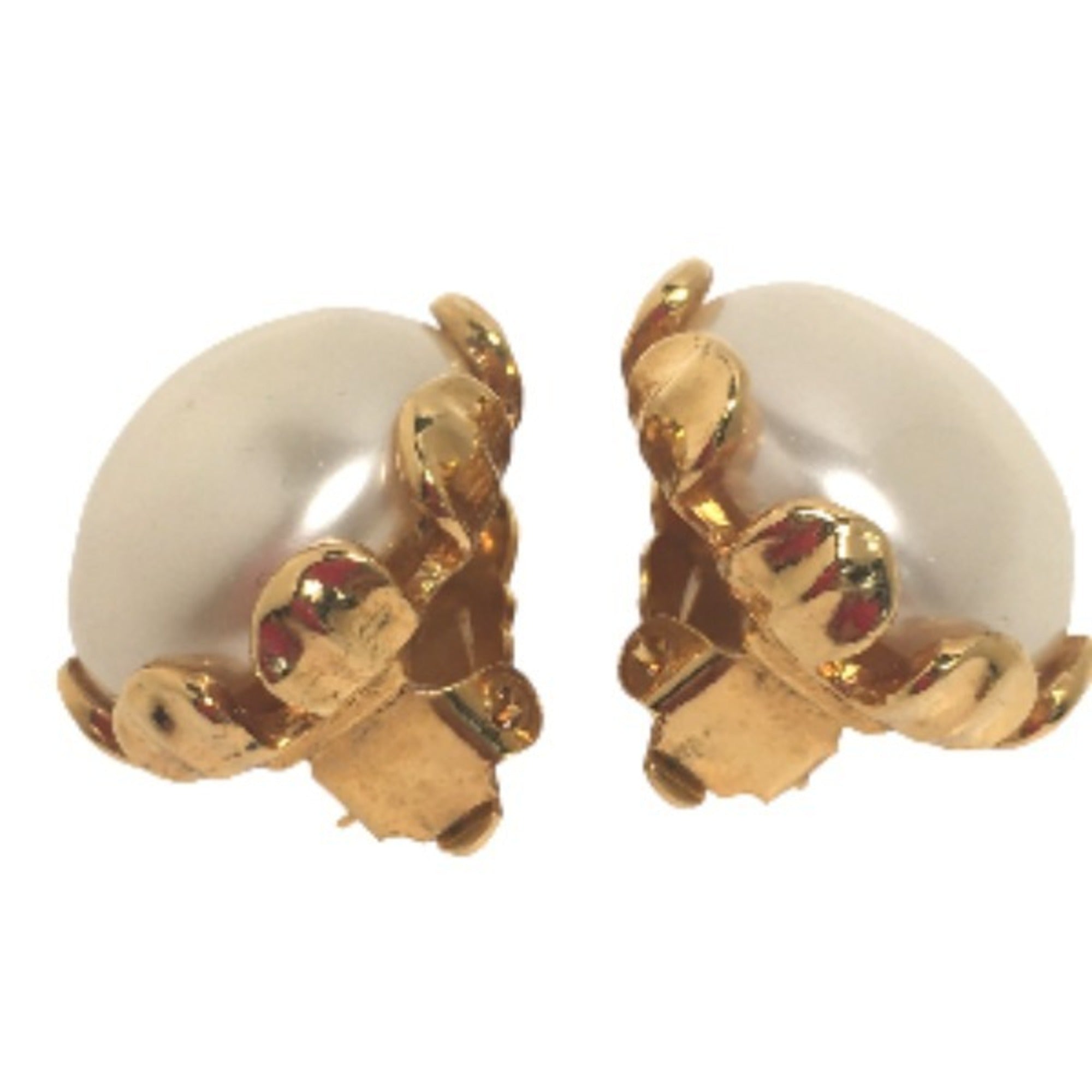 Clip-On Earrings Clip-On Gold-Tone Metal