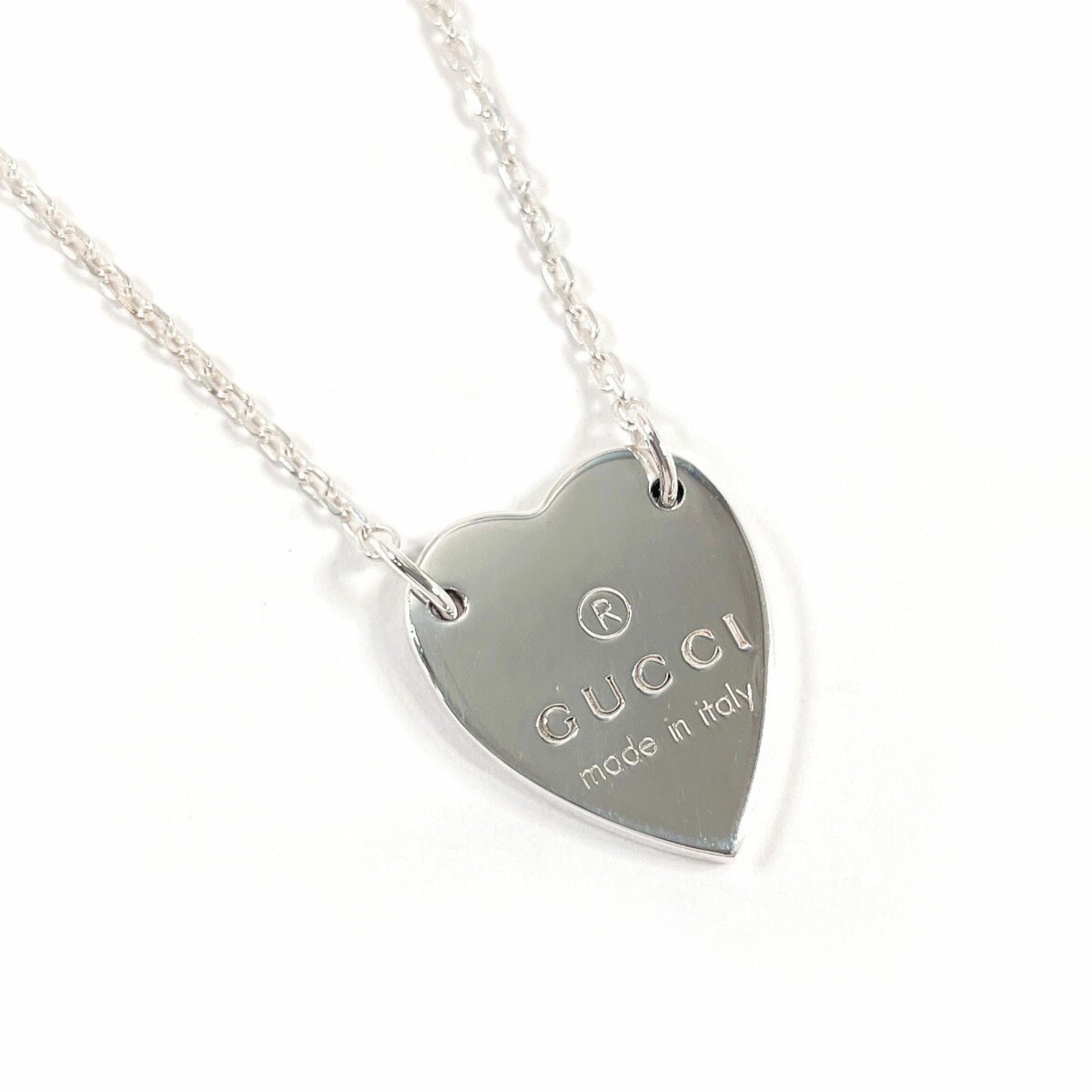 Trademark Heart Pendant Necklace Sterling Silver