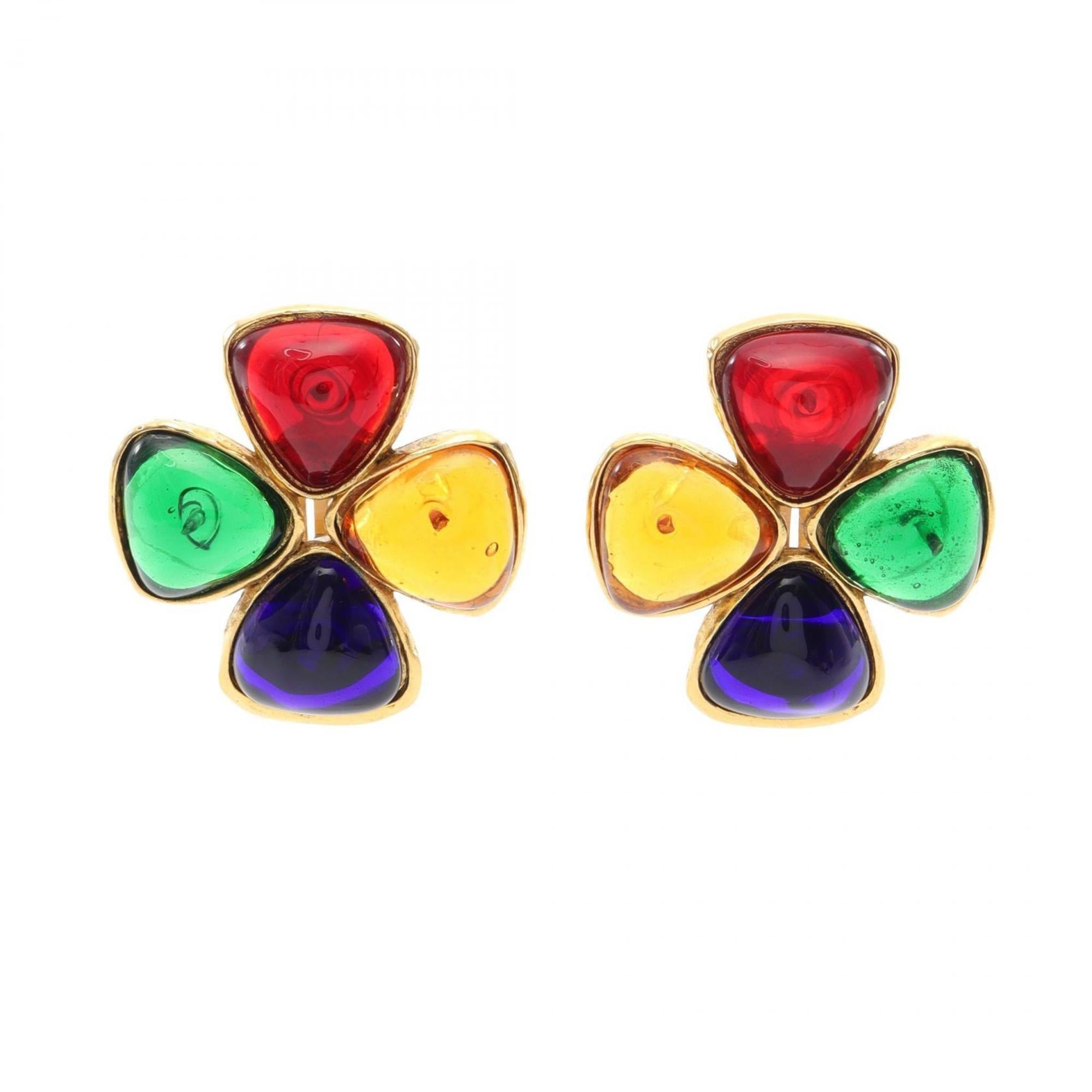 Clip-On Earrings Clip-On Gold-Tone Metal