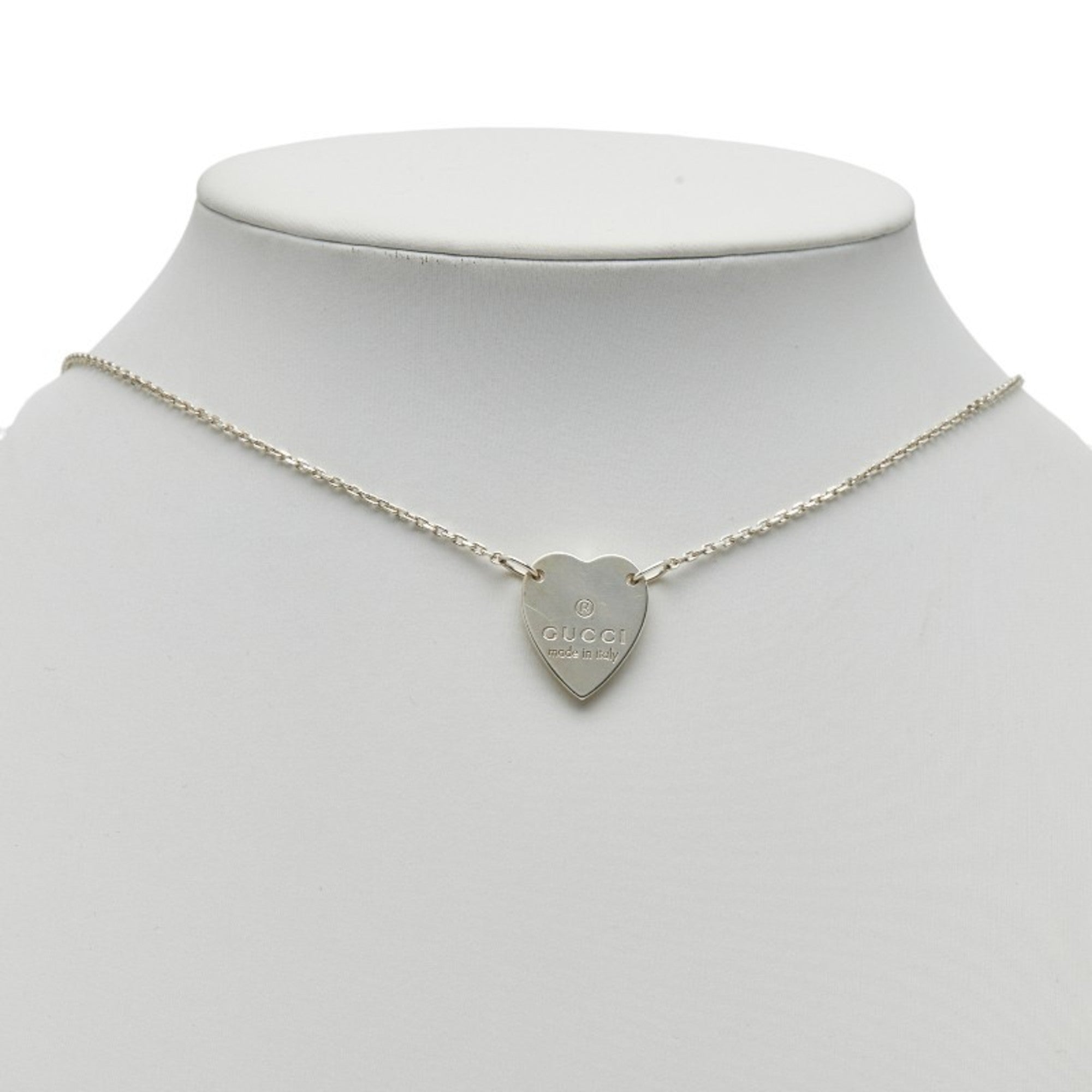 Trademark Heart Pendant Necklace Sterling Silver