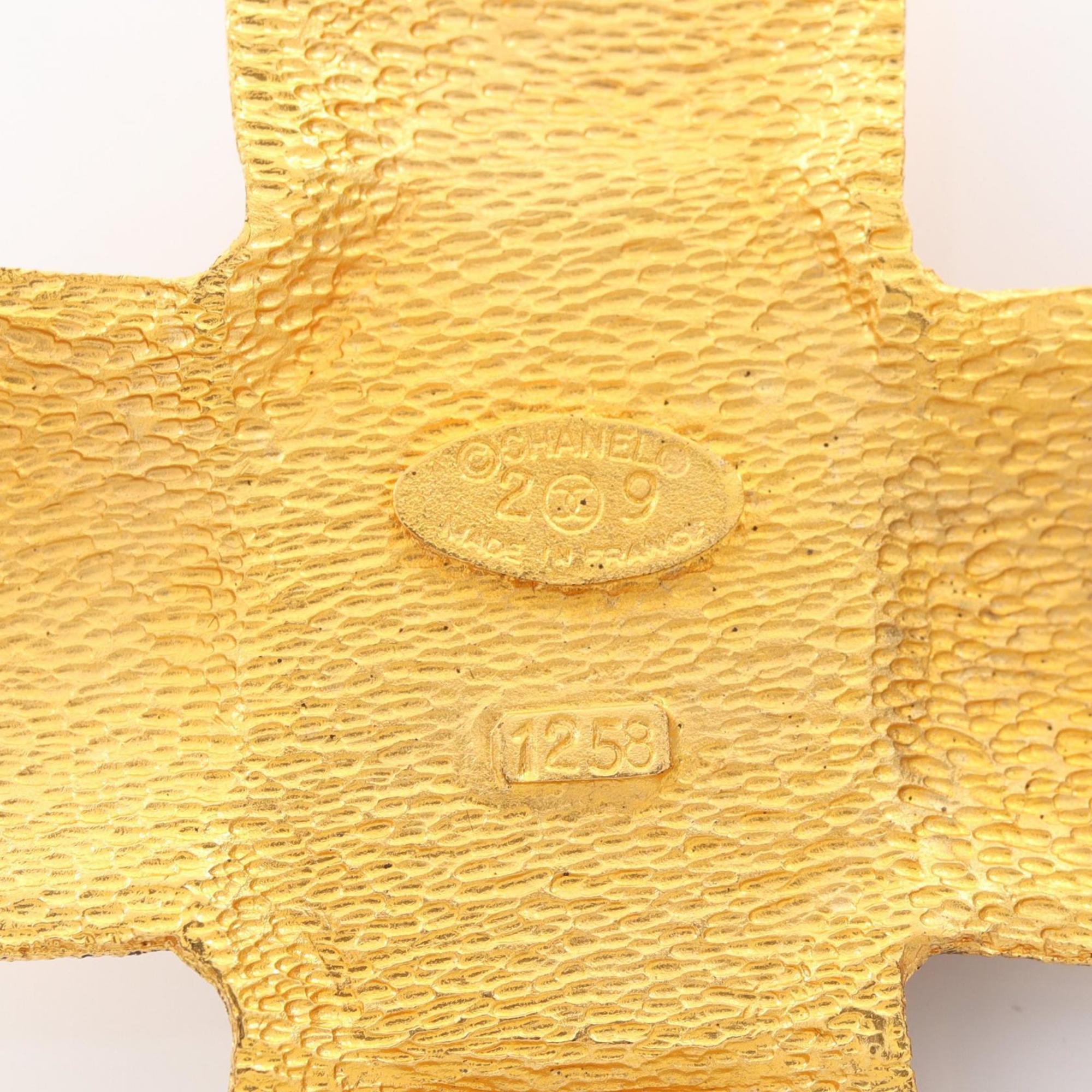 CC Logo Brooch Metal