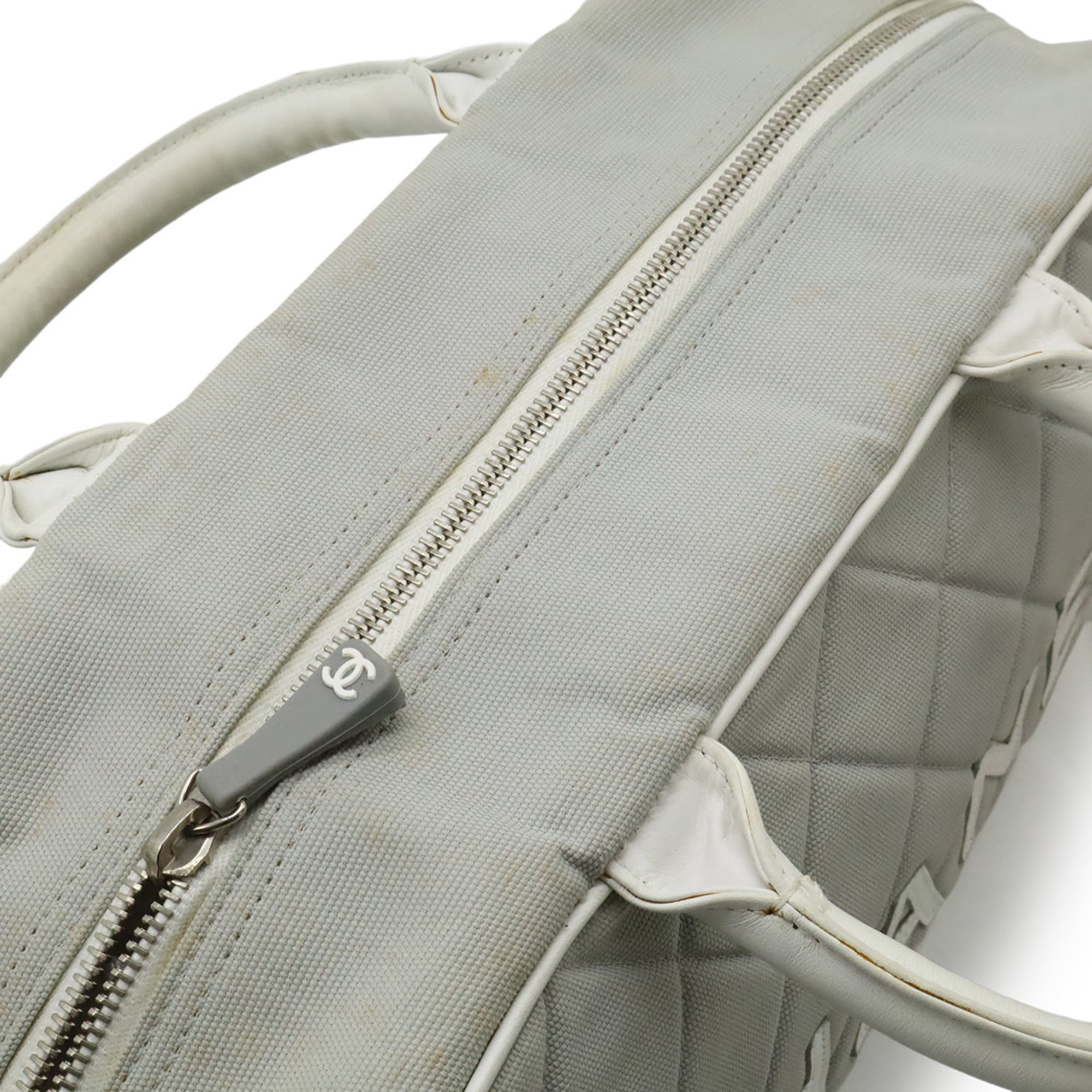 Vintage Logo Bowler Bag Quilted Canvas Medium