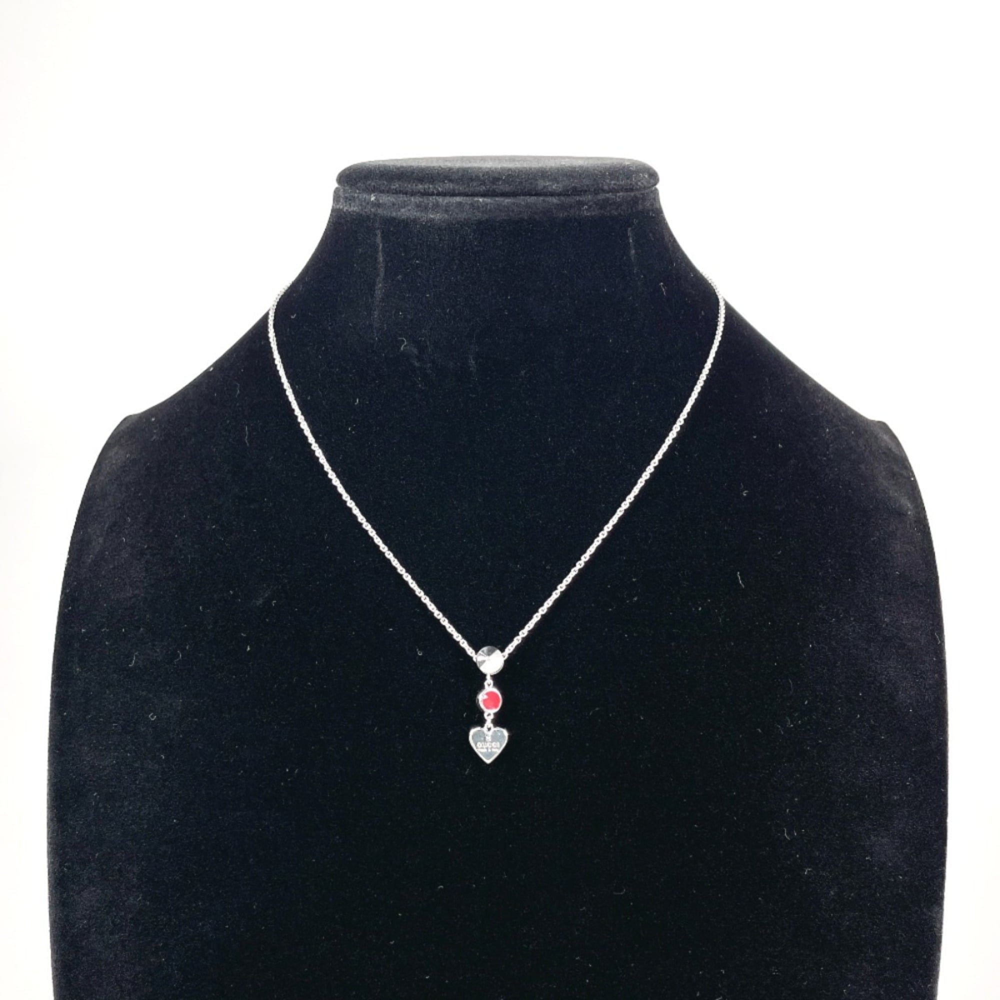 Pendant Necklace Sterling Silver with Stones