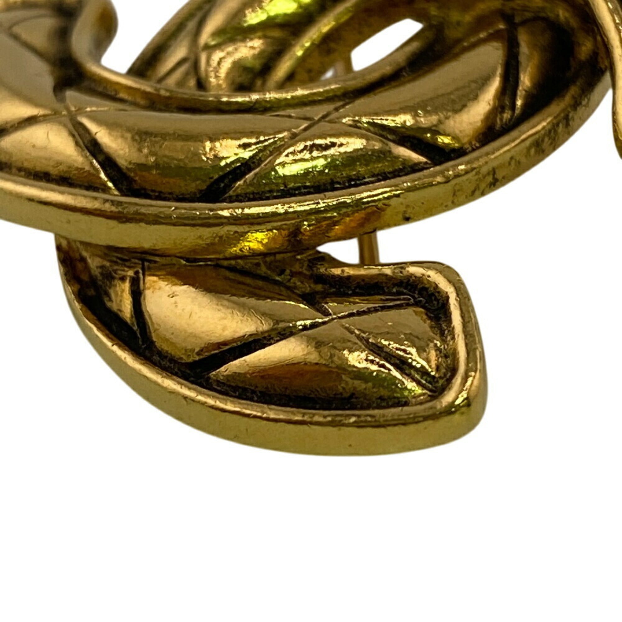 CC Logo Brooch Metal
