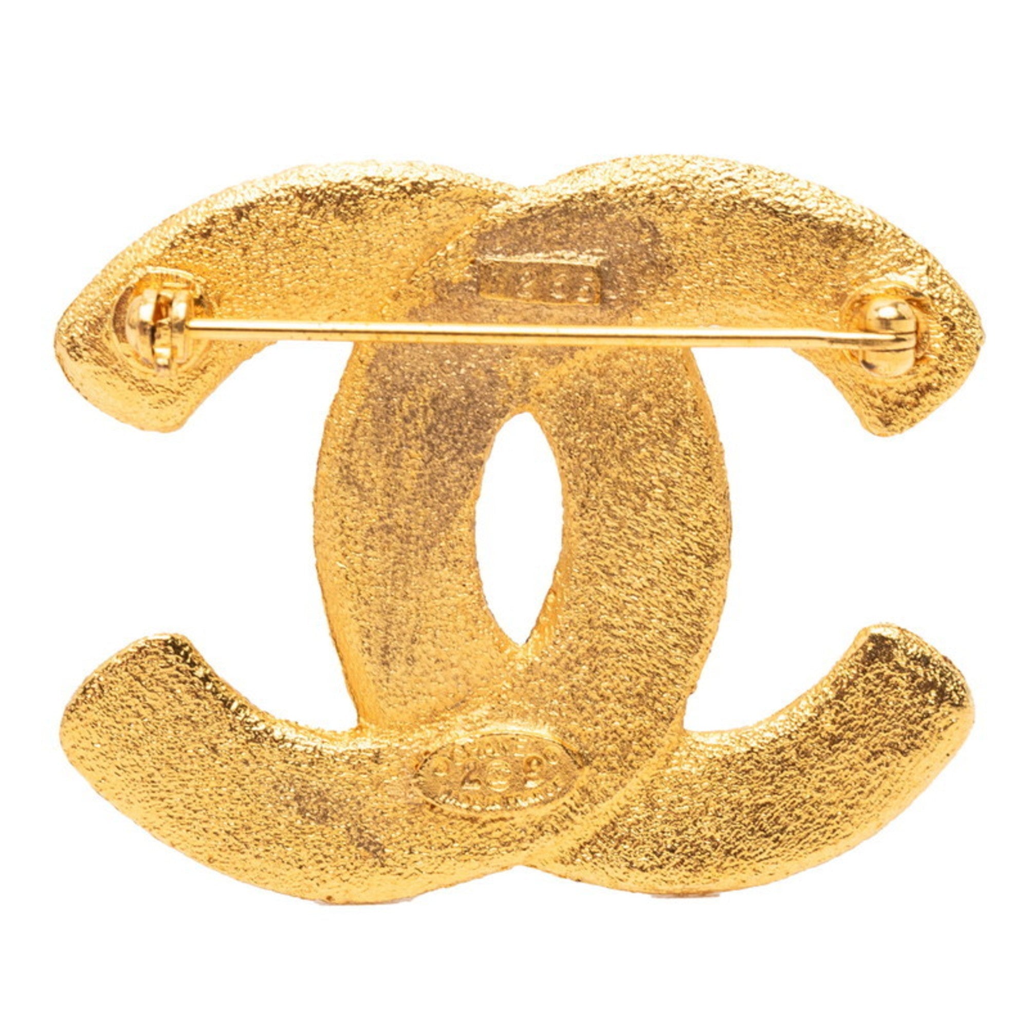 CC Logo Brooch Metal