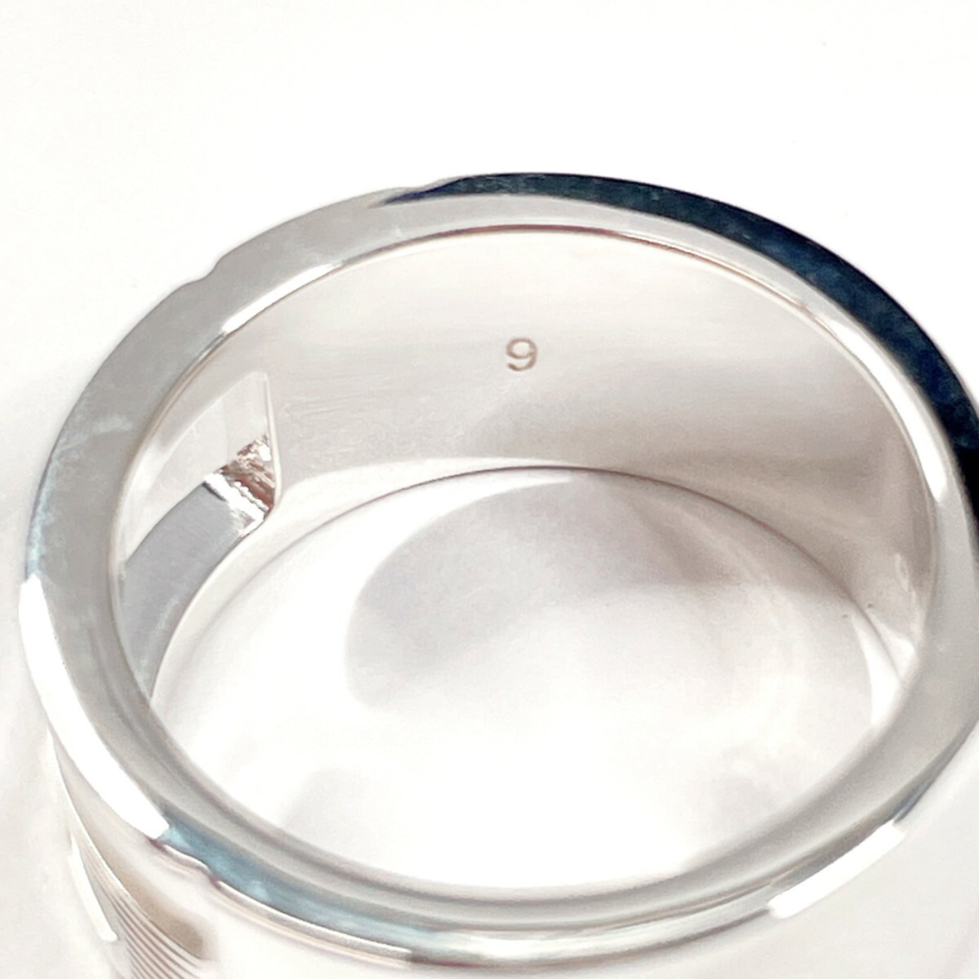 Cutout G Ring Sterling Silver