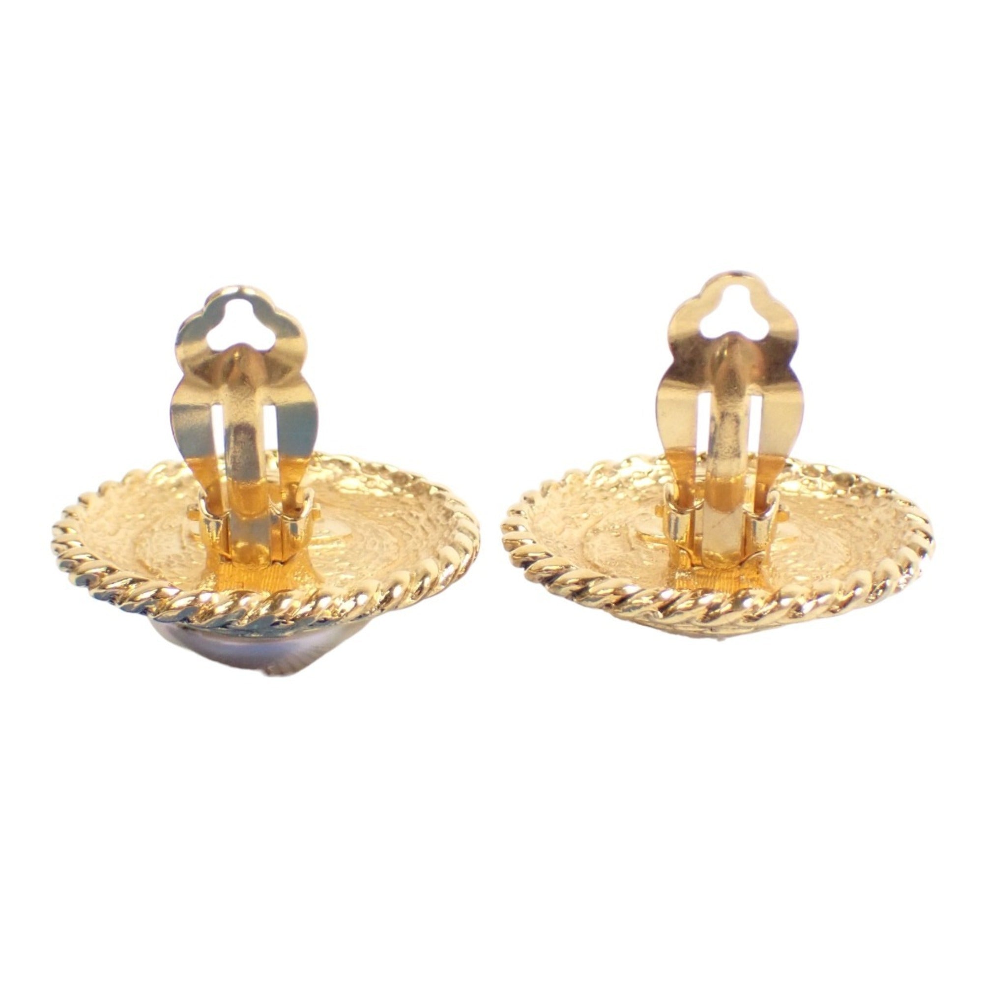Earrings Gold-Tone Metal