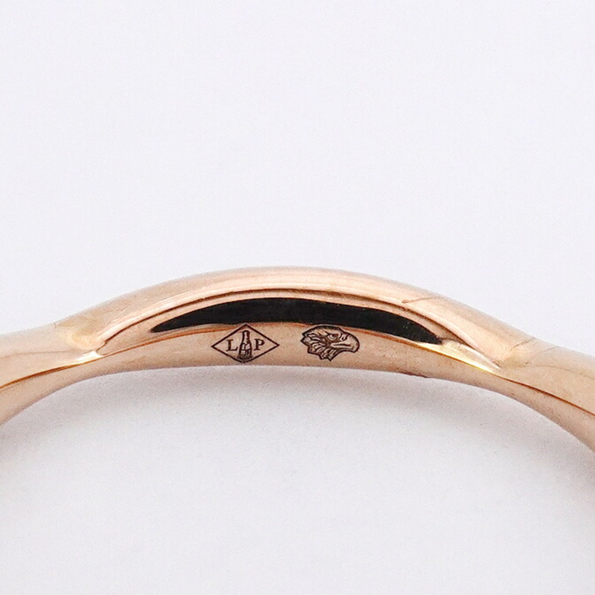 Camellia Half Eternity Ring 18K Rose Gold with Diamond