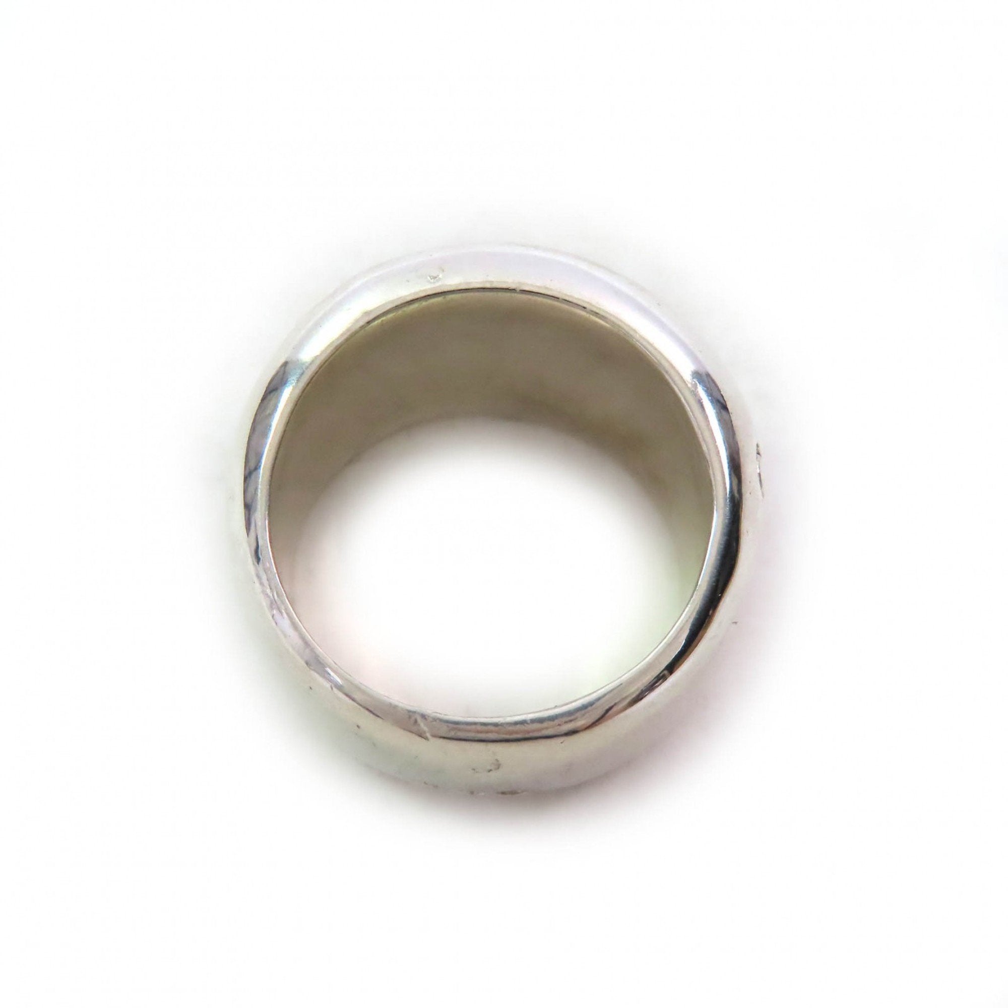 Wide Band Ring Sterling Silver