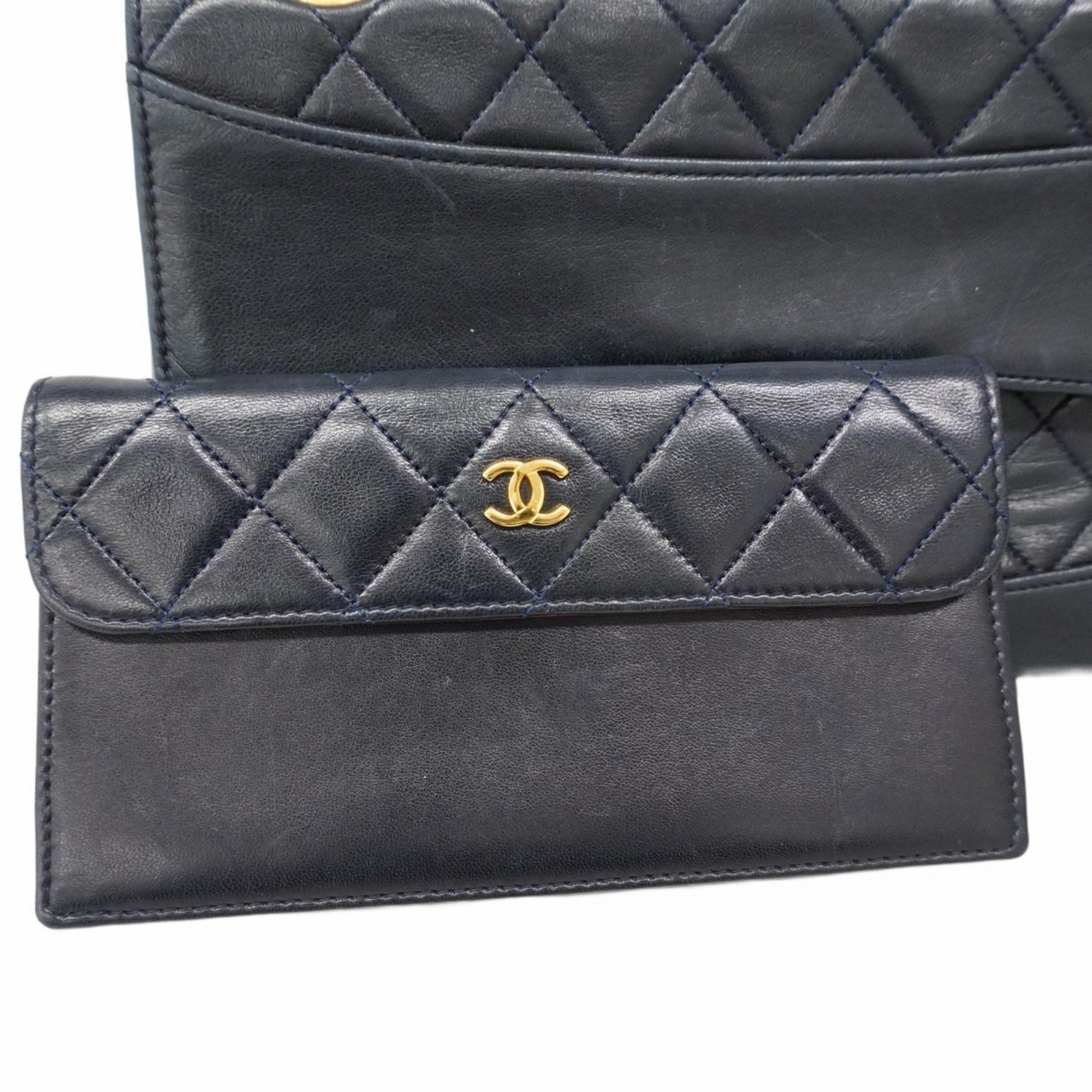 Vintage CC Chain Flap Bag Quilted Lambskin Medium