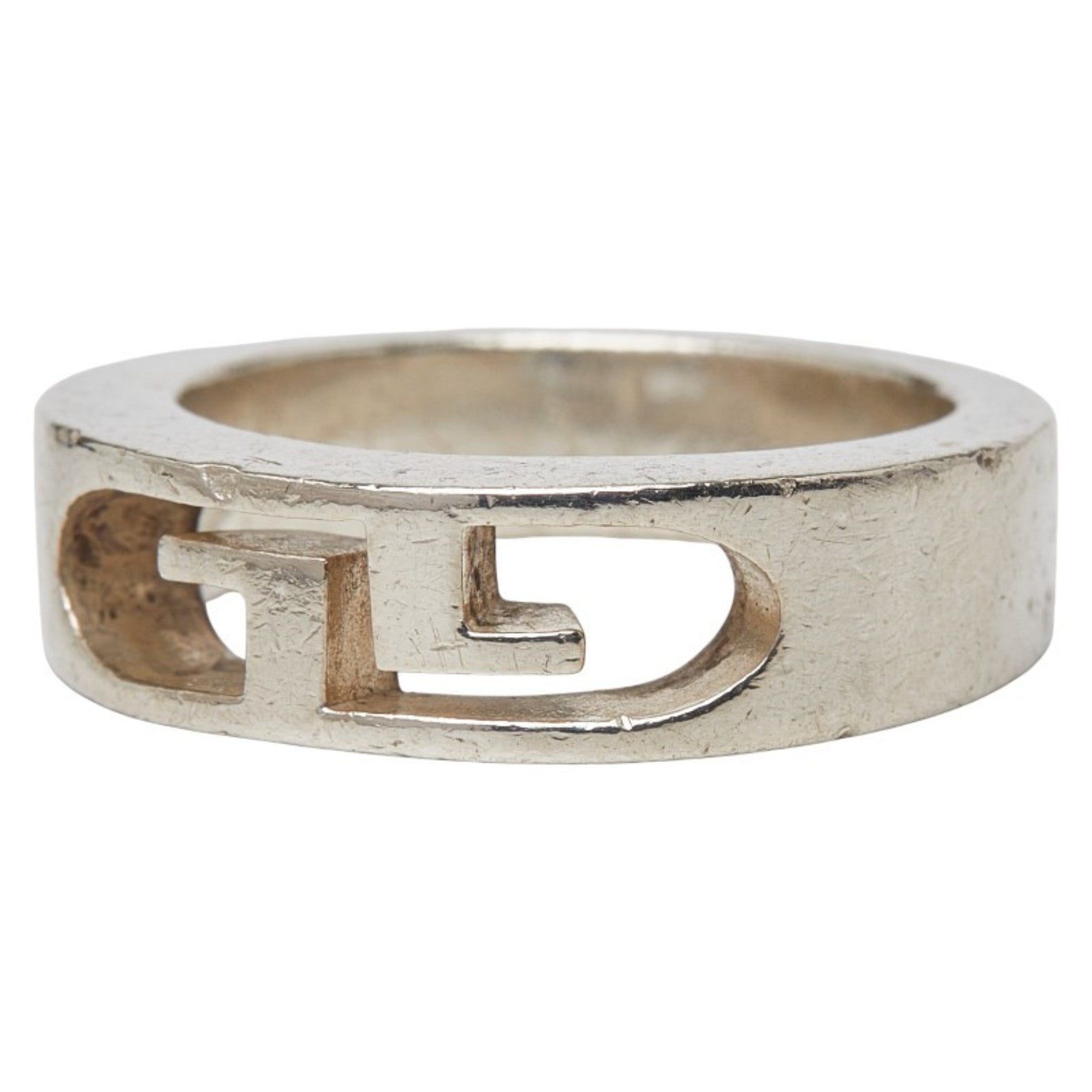 Double G Band Ring Sterling Silver