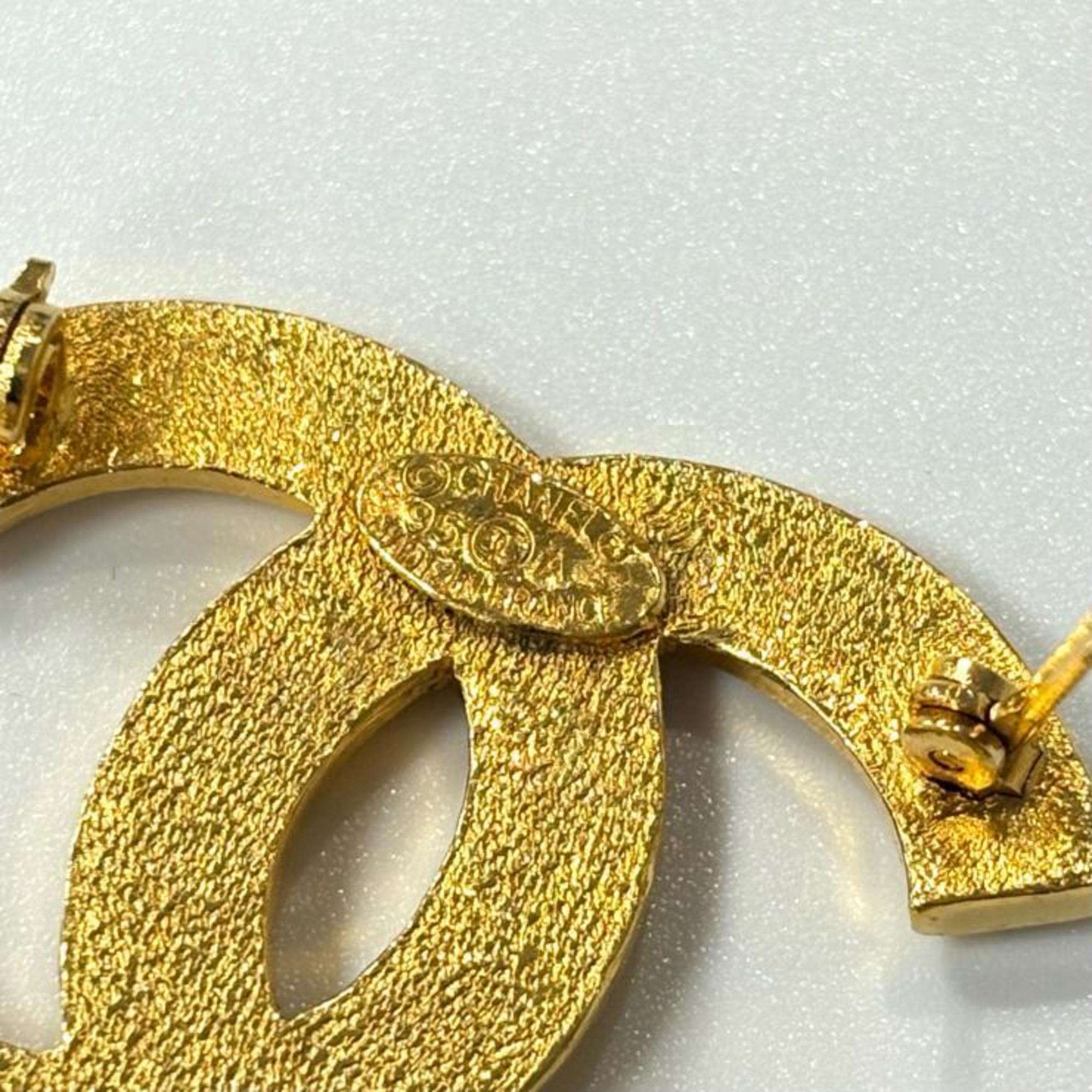 CC Logo Brooch Metal