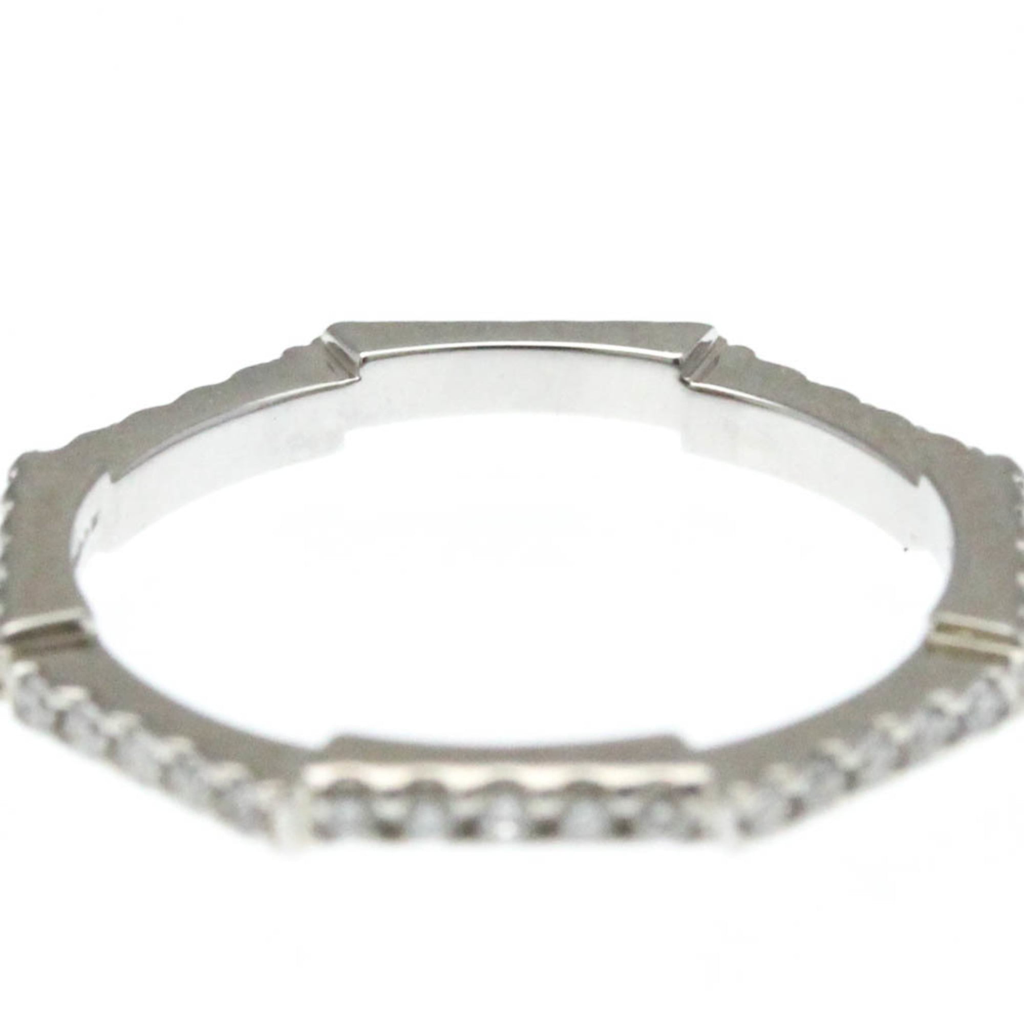 Band Ring 18K White Gold With Diamond