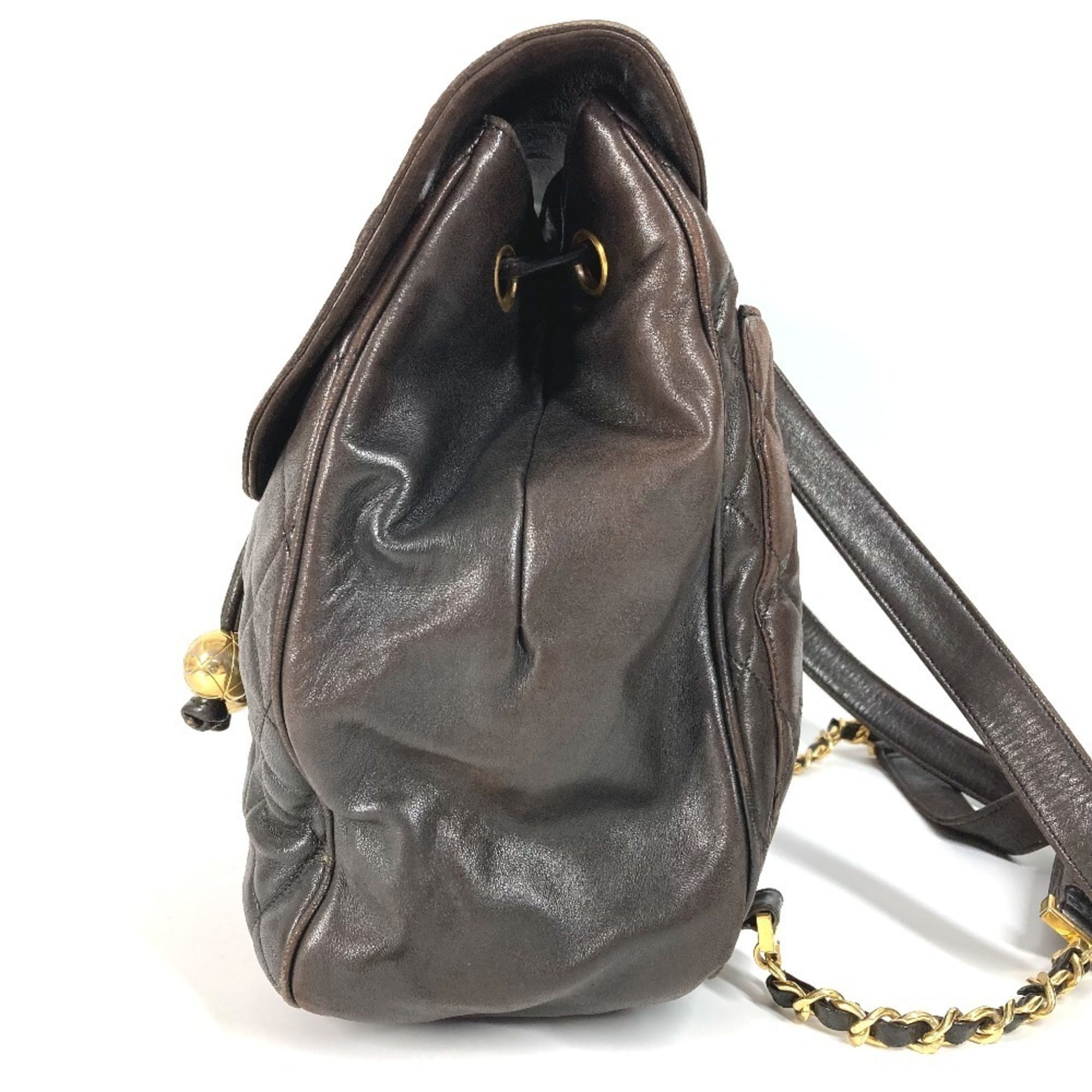 Vintage CC Flap Backpack Quilted Lambskin Medium
