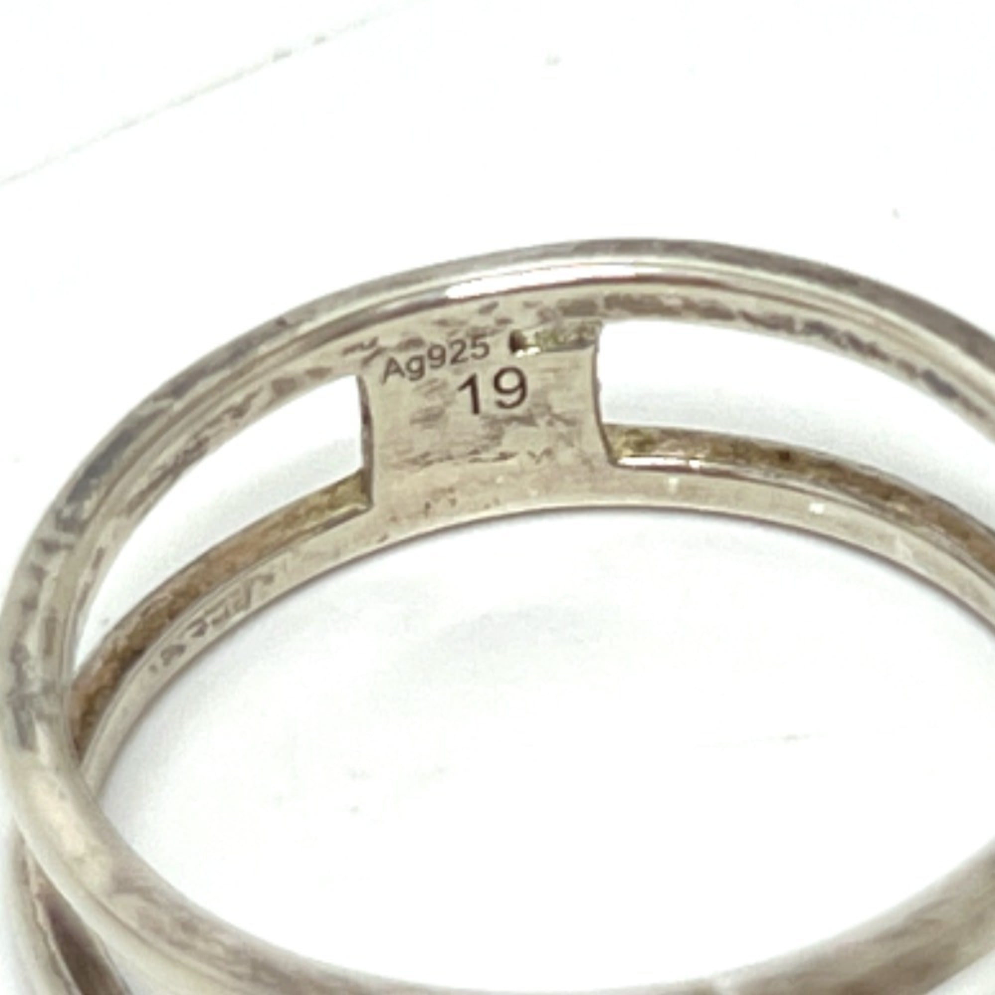 Interlocking G Ring Sterling Silver