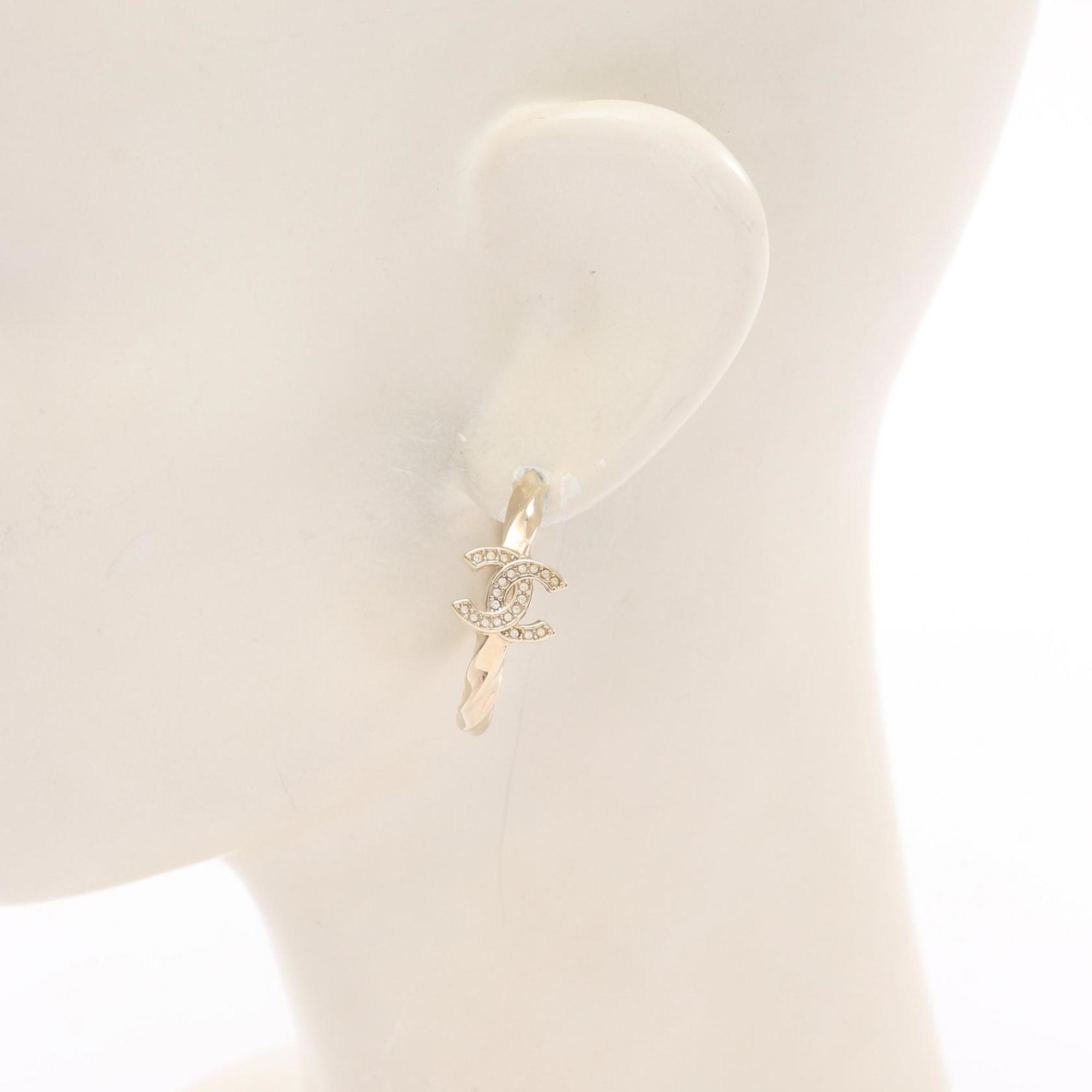 CC Logo Hoop Earrings Metal
