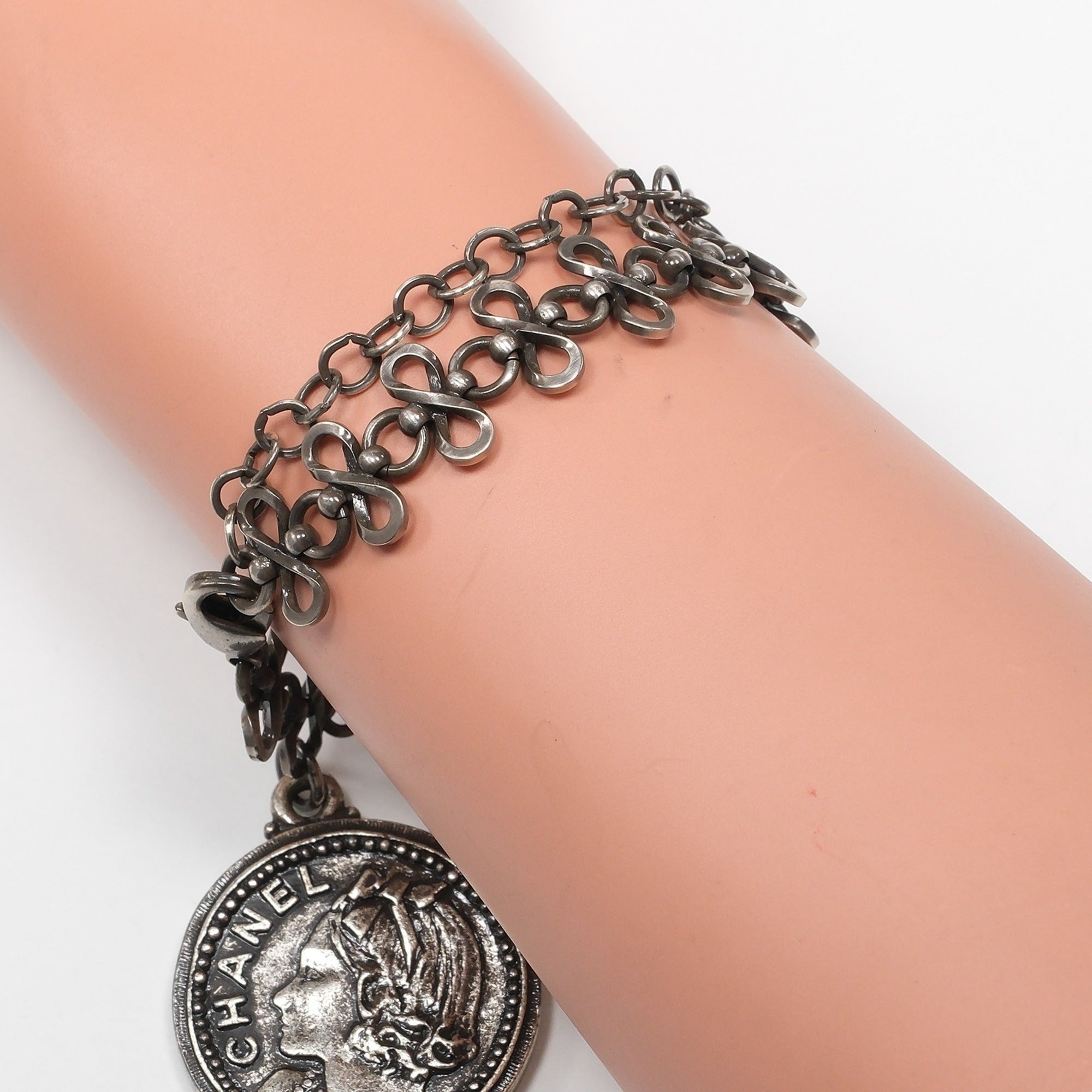 Mademoiselle Coin 03P Medal Bracelet Metal