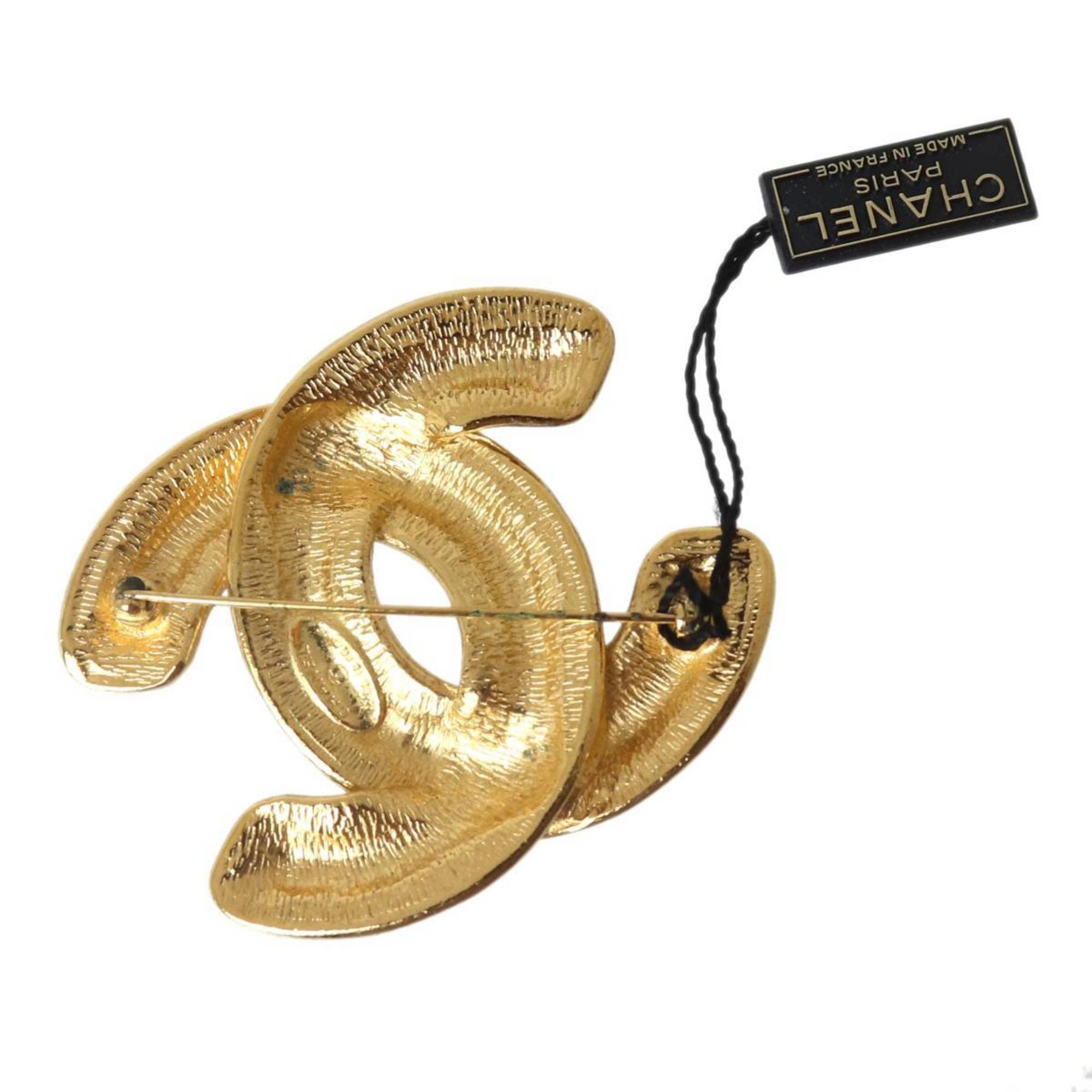 CC Logo Brooch Metal