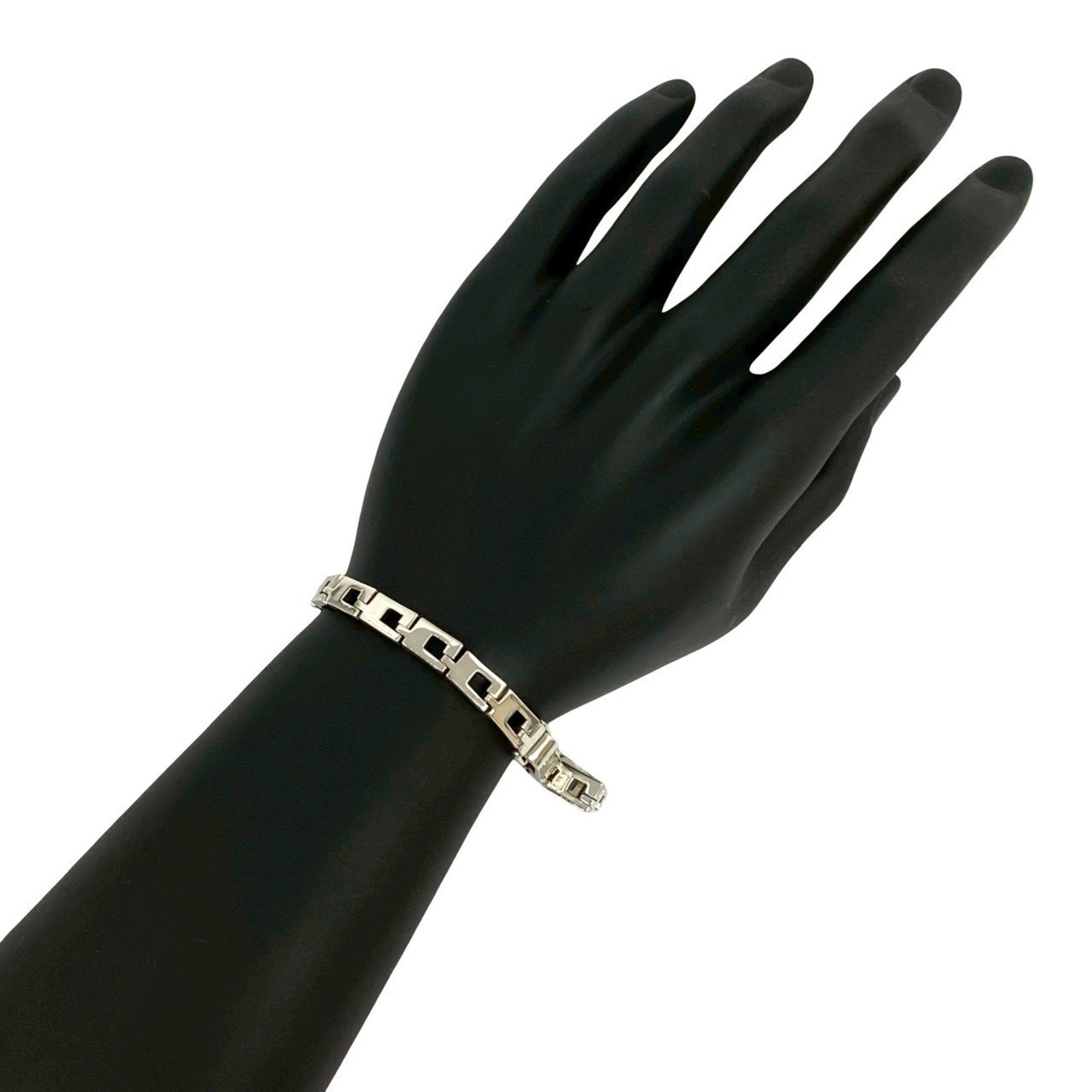 G Shape Bracelet Sterling Silver