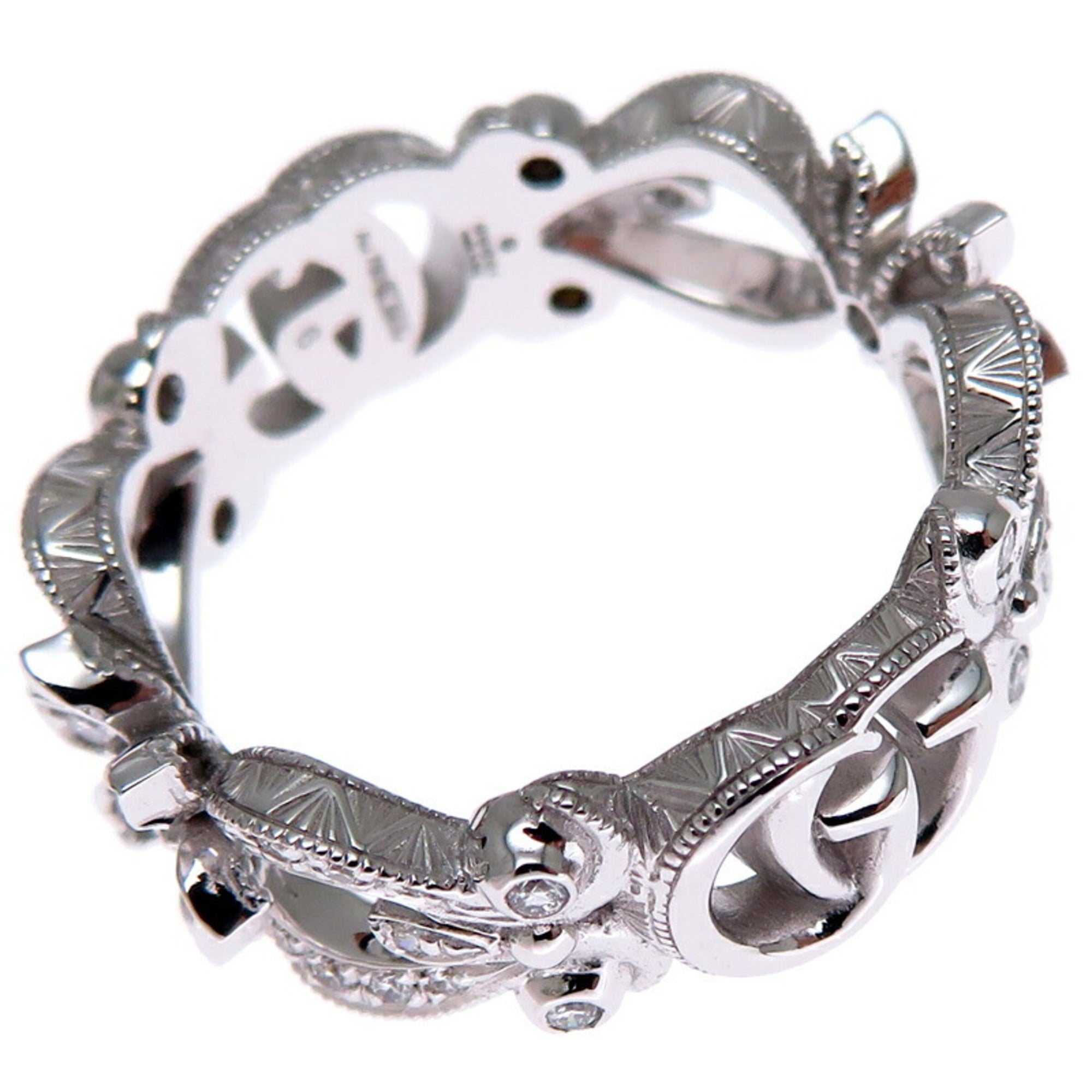 Ring 18K White Gold with Diamond