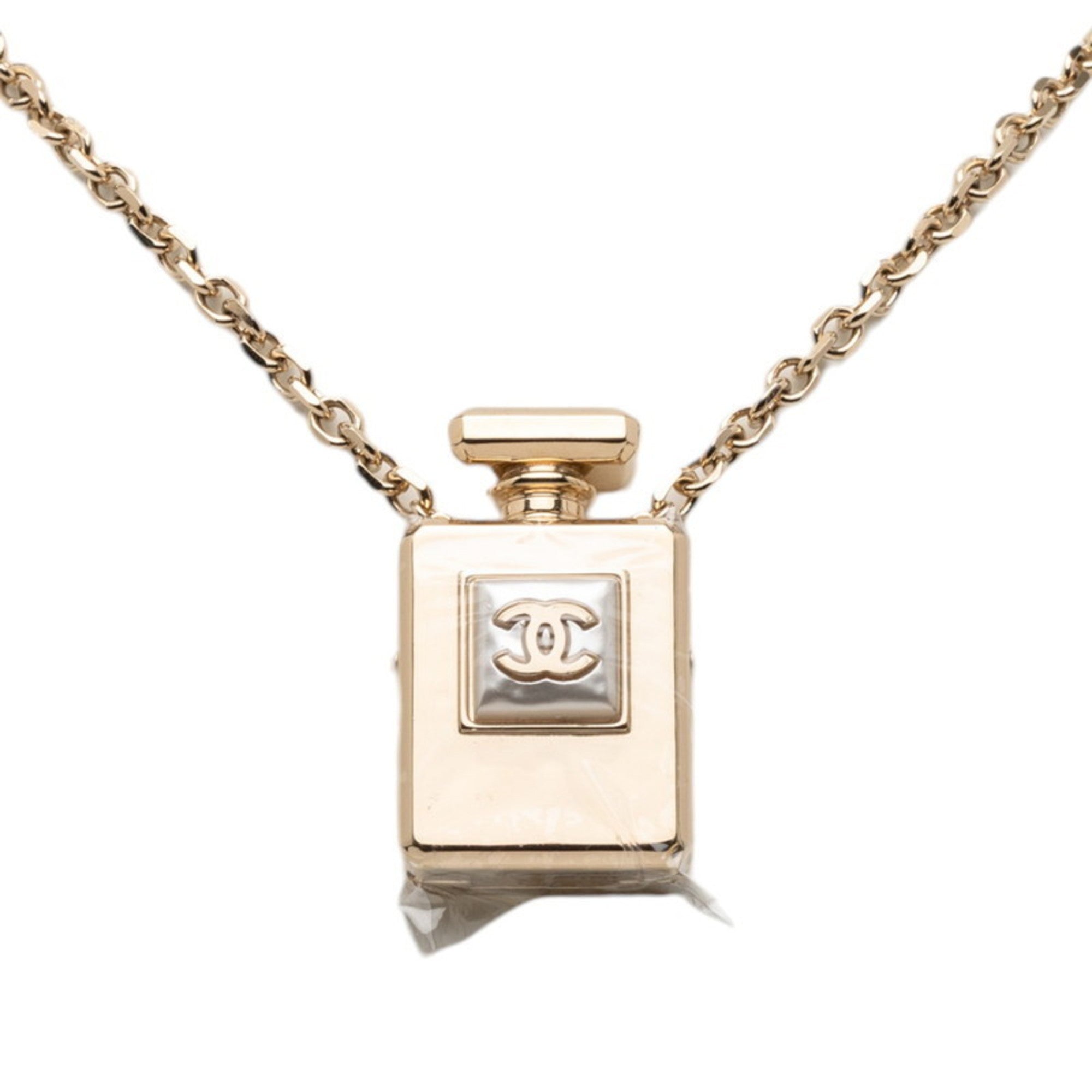 CC Logo Pendant Necklace Metal