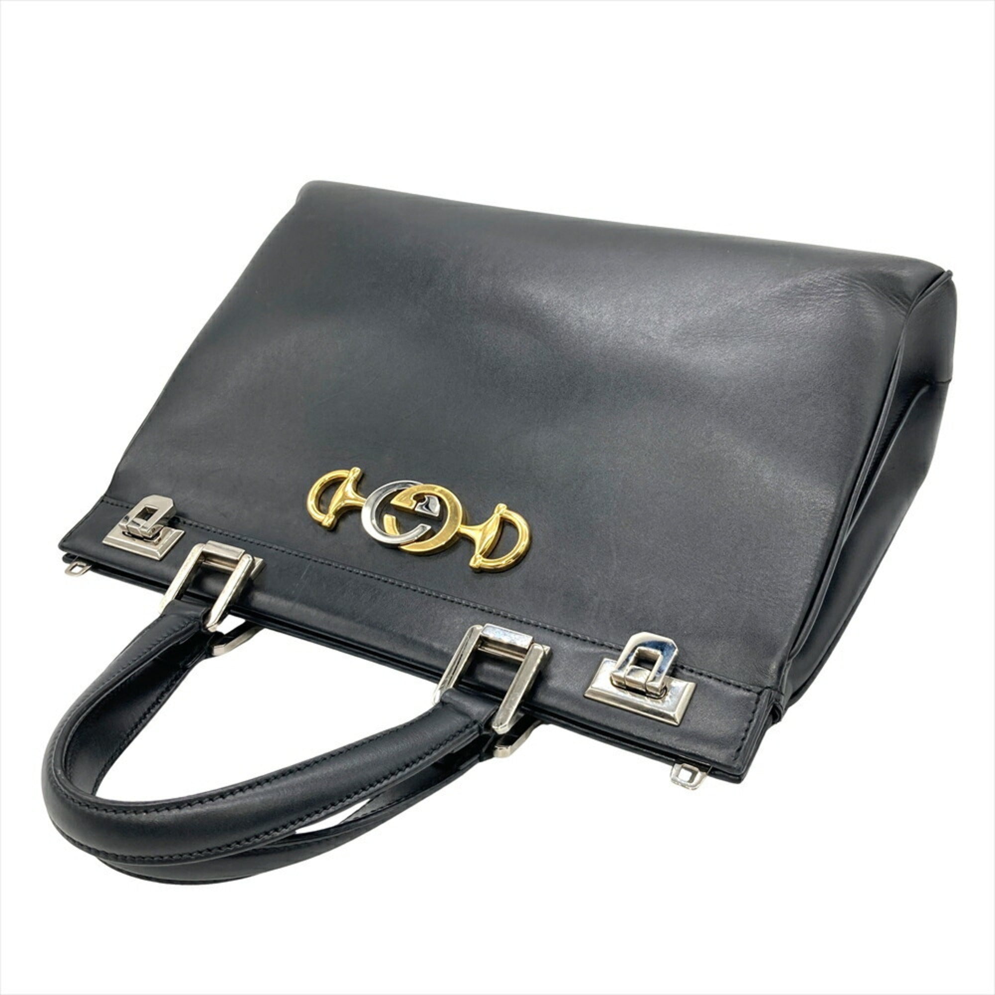 Zumi Top Handle Bag Leather Medium