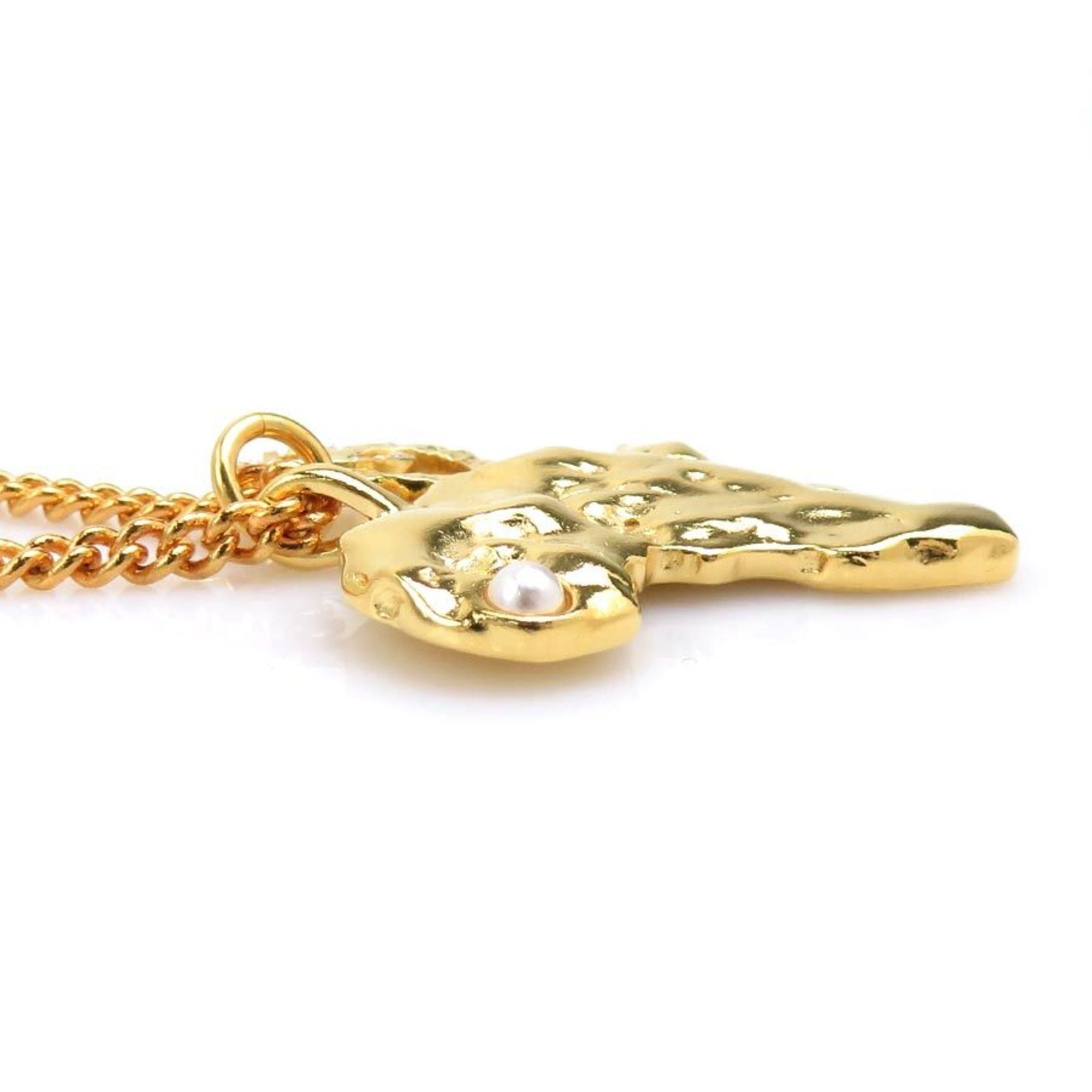 Pendant Necklace Metal Gold