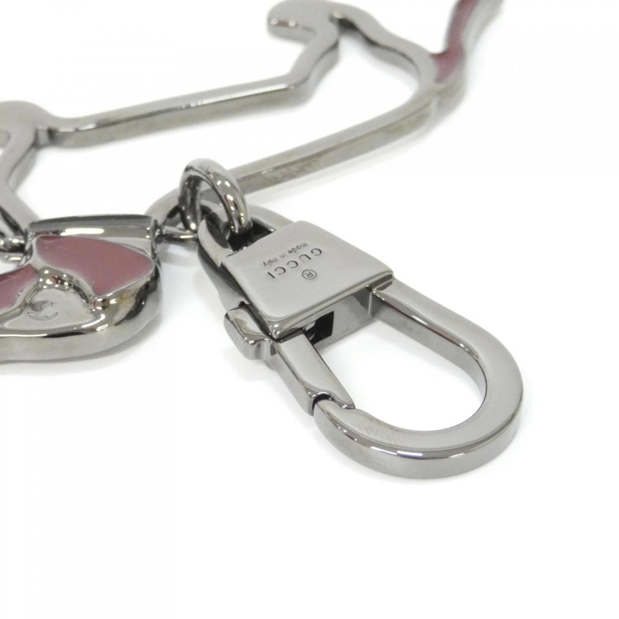 Bag Charm Bordeaux and Silver Handbag Charm