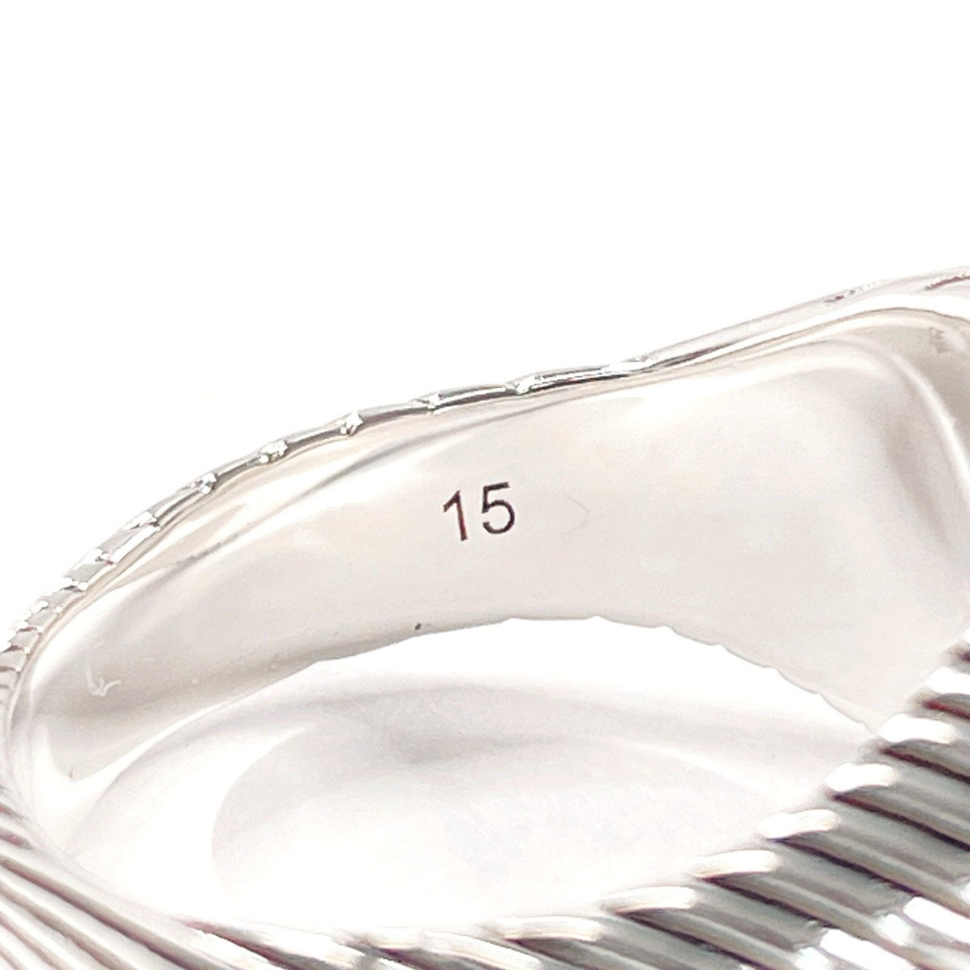 Double G Twist Ring Sterling Silver