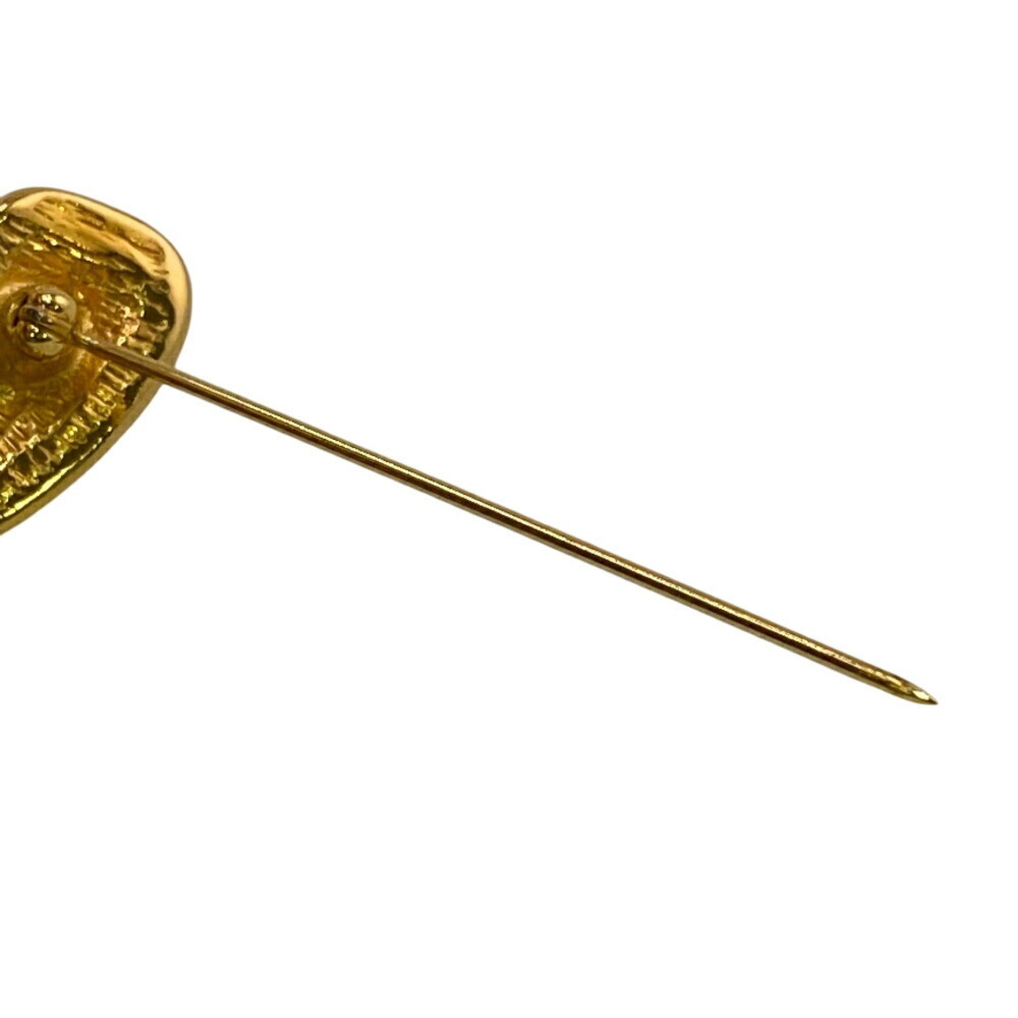 CC Logo Brooch Metal
